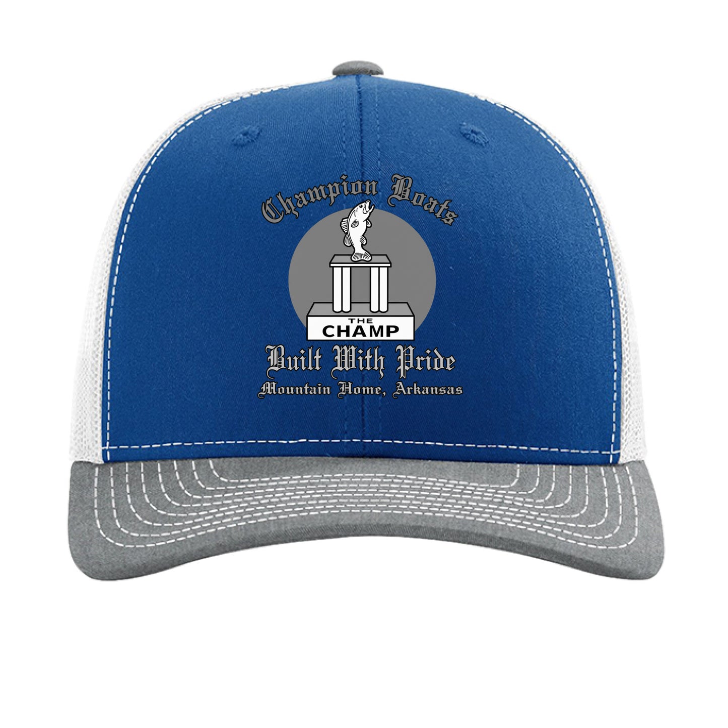 Royal/ White/ Heather Grey - FRONT
