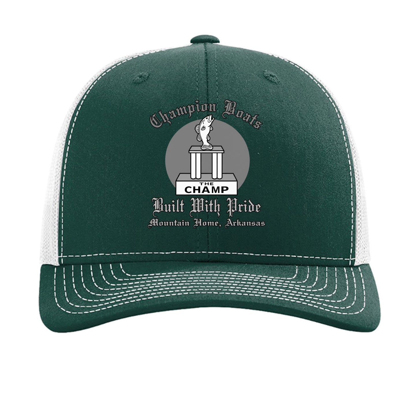 Dark Green/ White - FRONT
