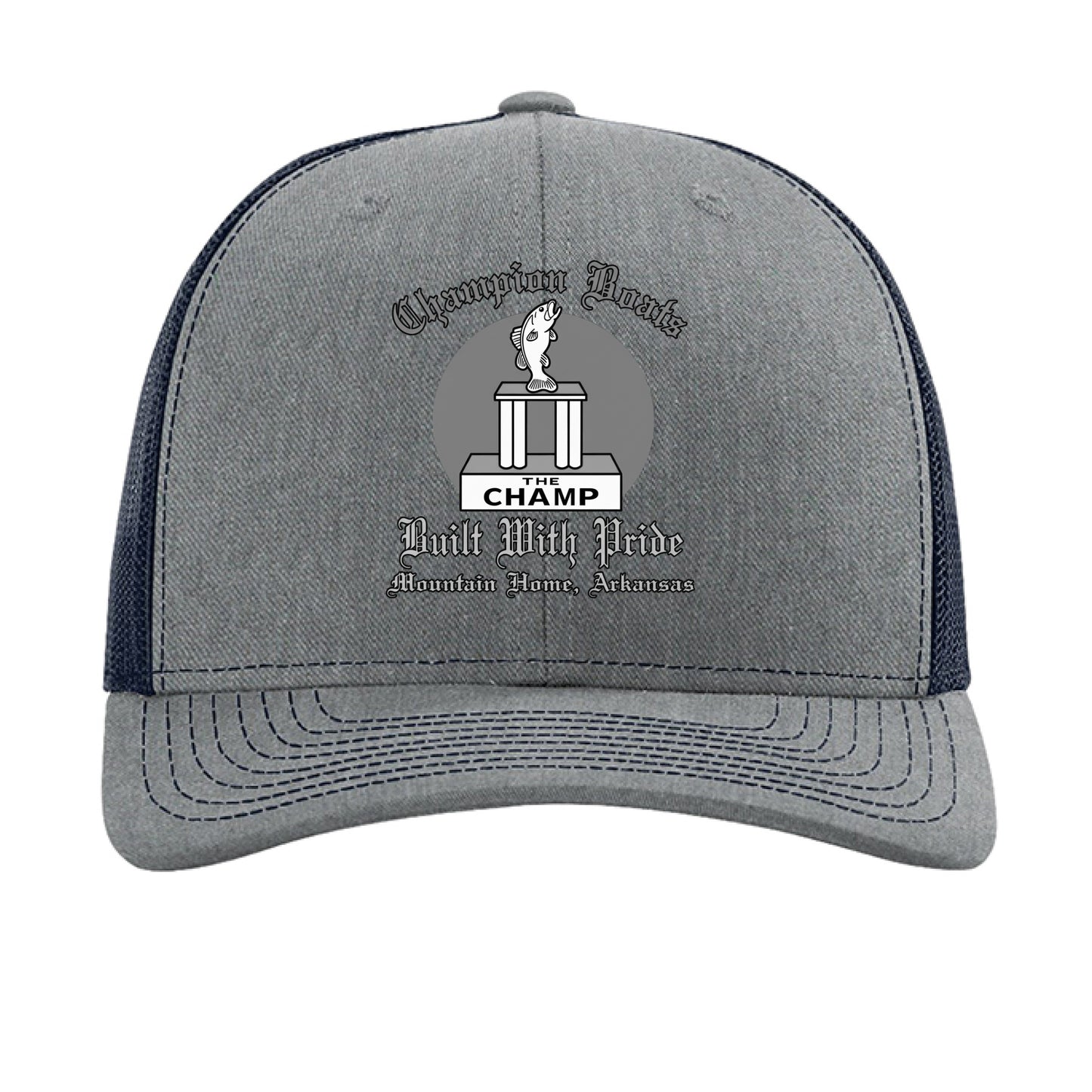 Heather Grey/ Navy - FRONT