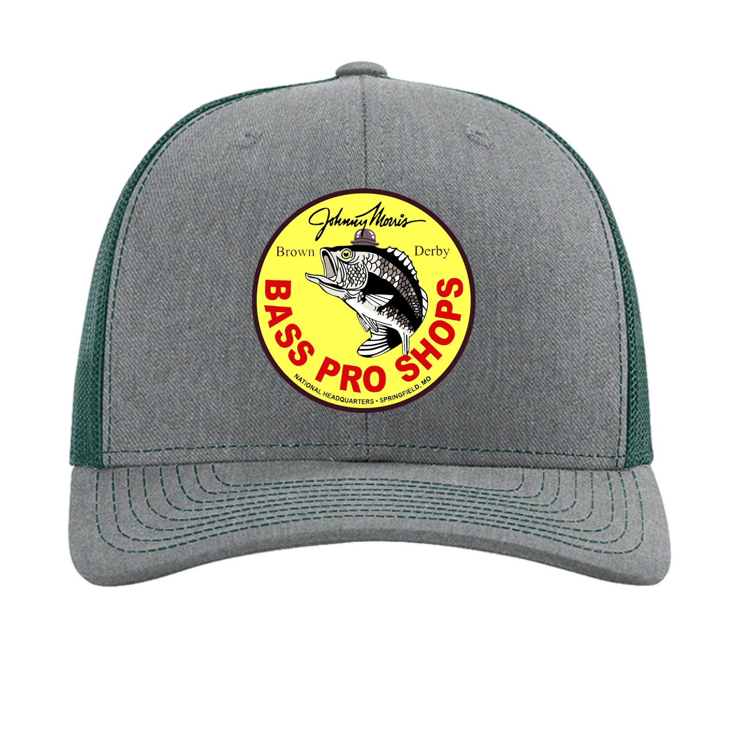Heather Grey/ Dark Green - FRONT