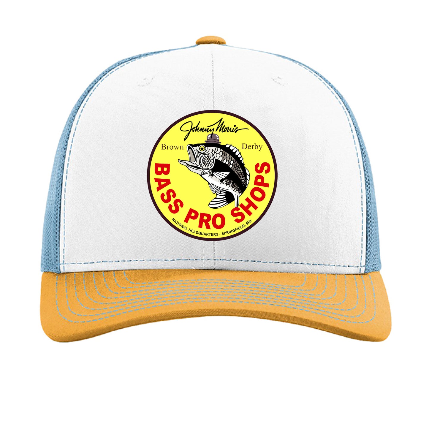 White/ Columbia Blue/ Yellow - FRONT