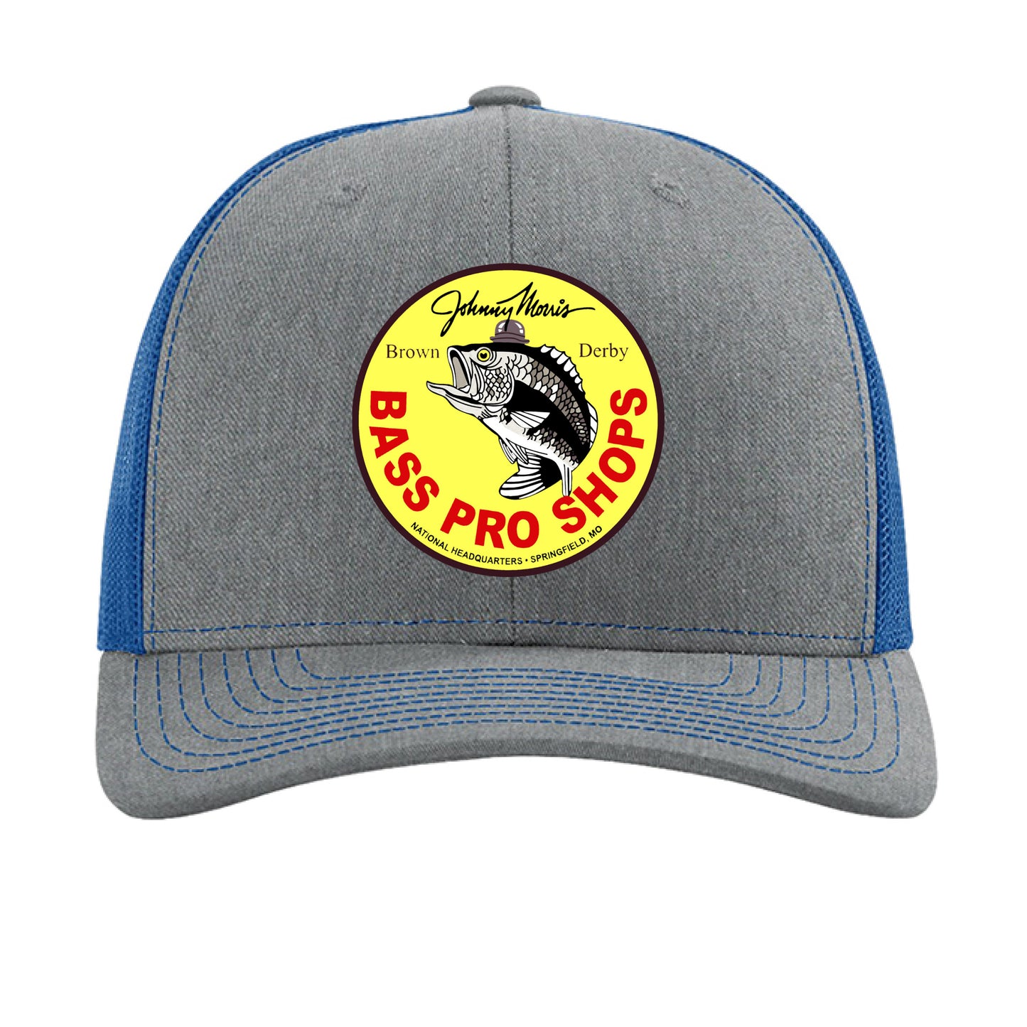 Heather Grey/ Royal - FRONT
