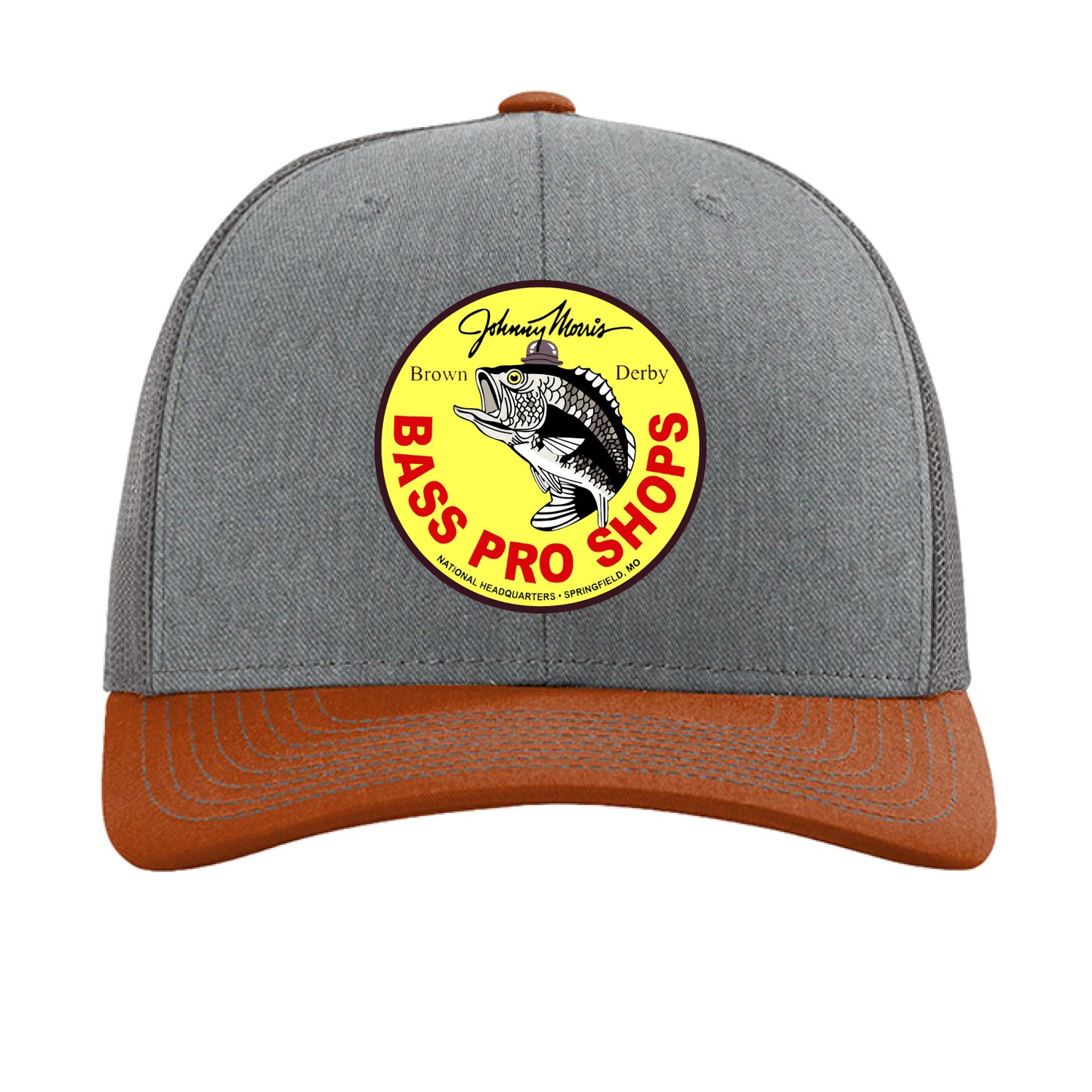 Heather Grey/ Charcoal/ Dark Orange - FRONT