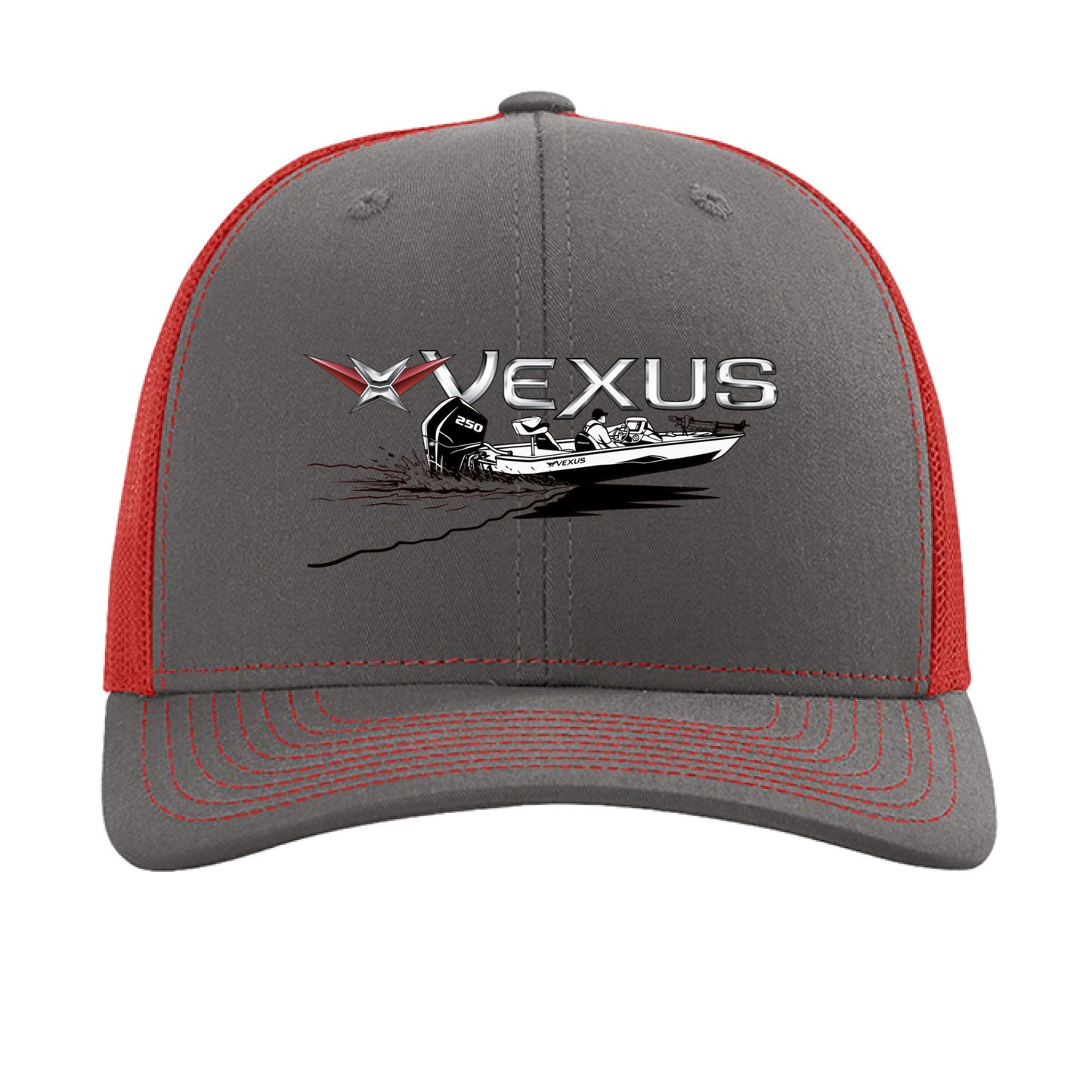 Charcoal/ Red - FRONT