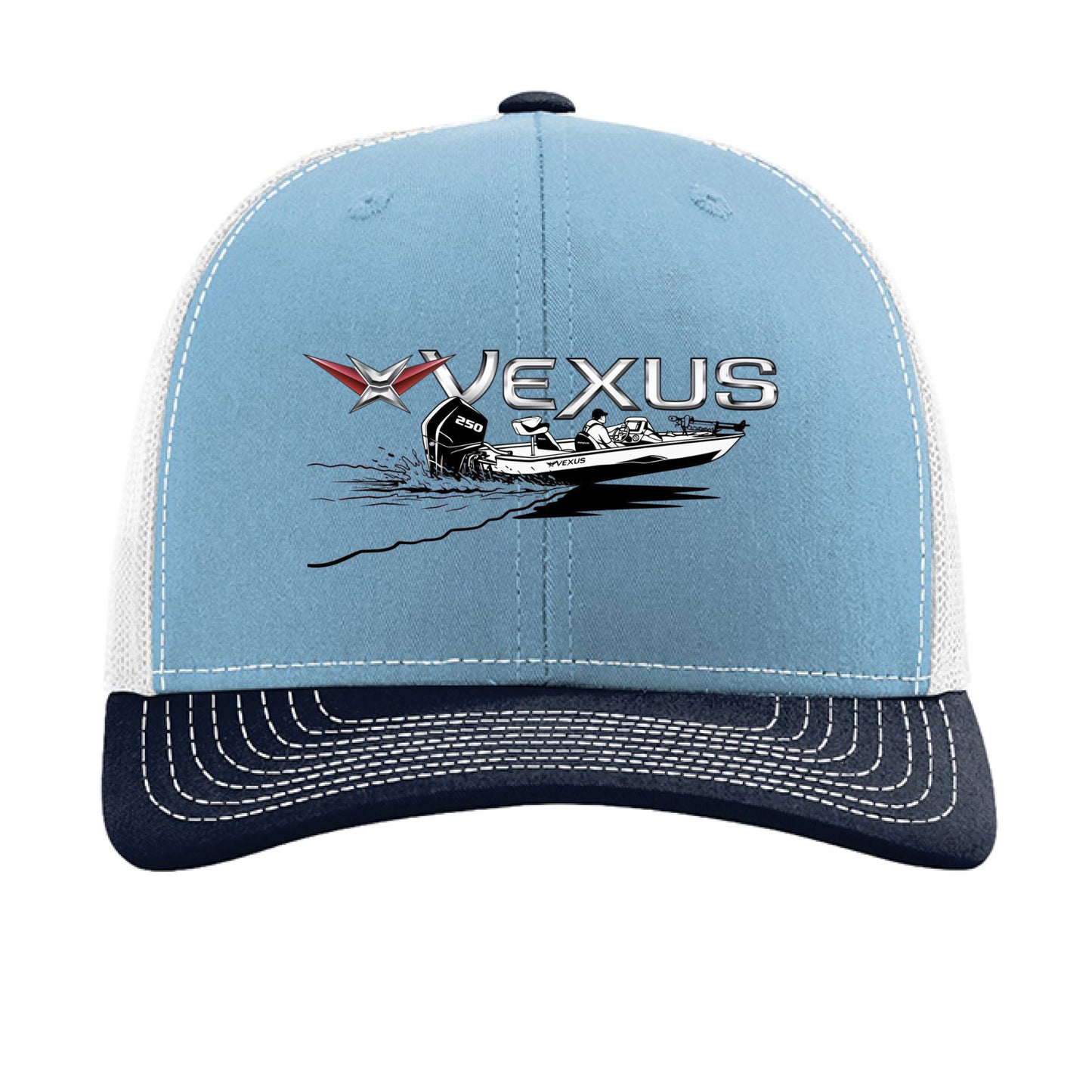 Columbia Blue/ White/ Navy - FRONT