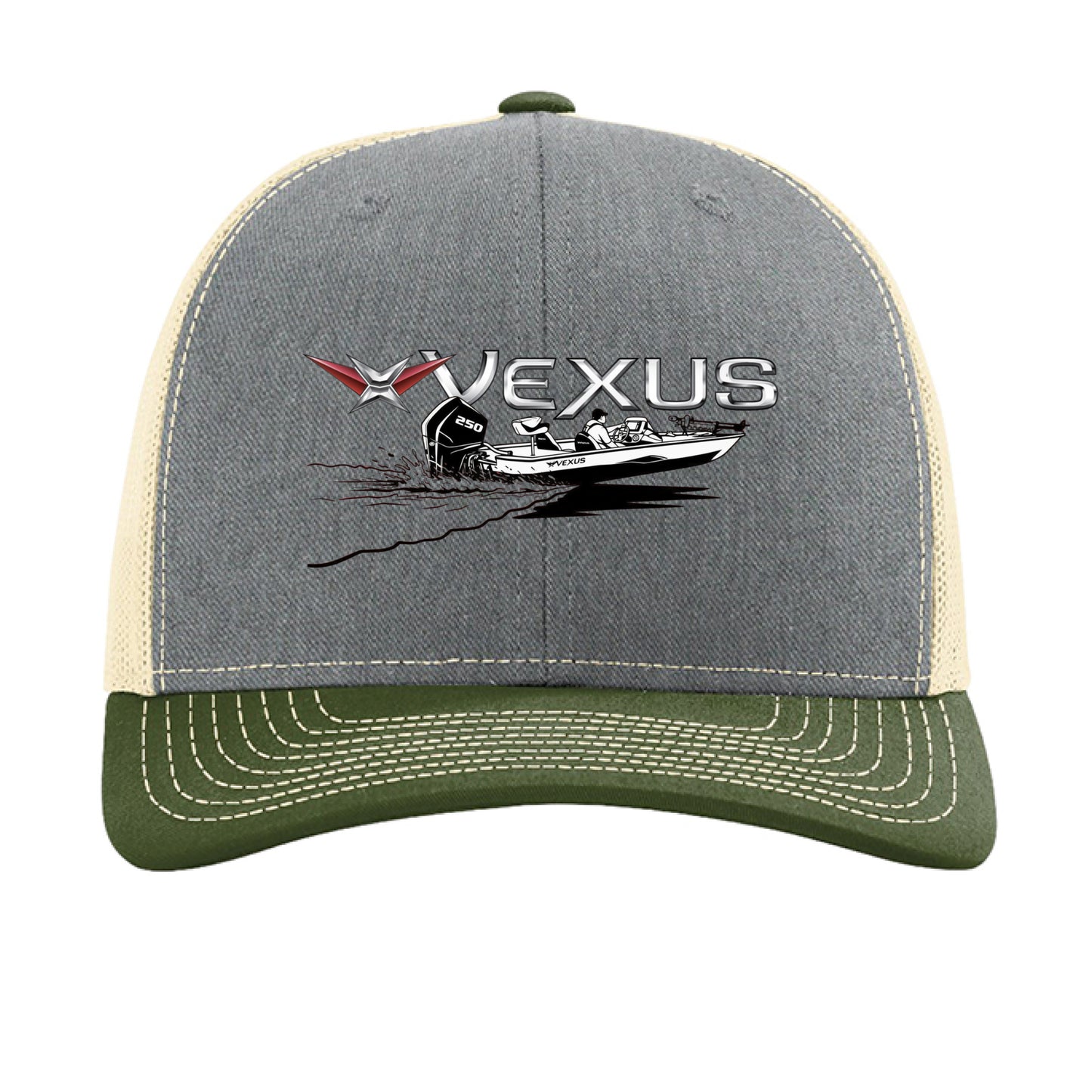 Heather Grey/ Birch/ Army Olive - FRONT