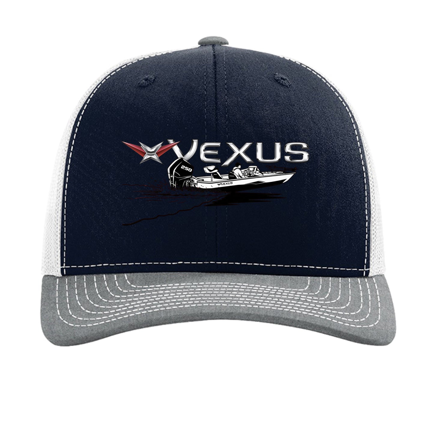 Navy/ White/ Heather Grey - FRONT