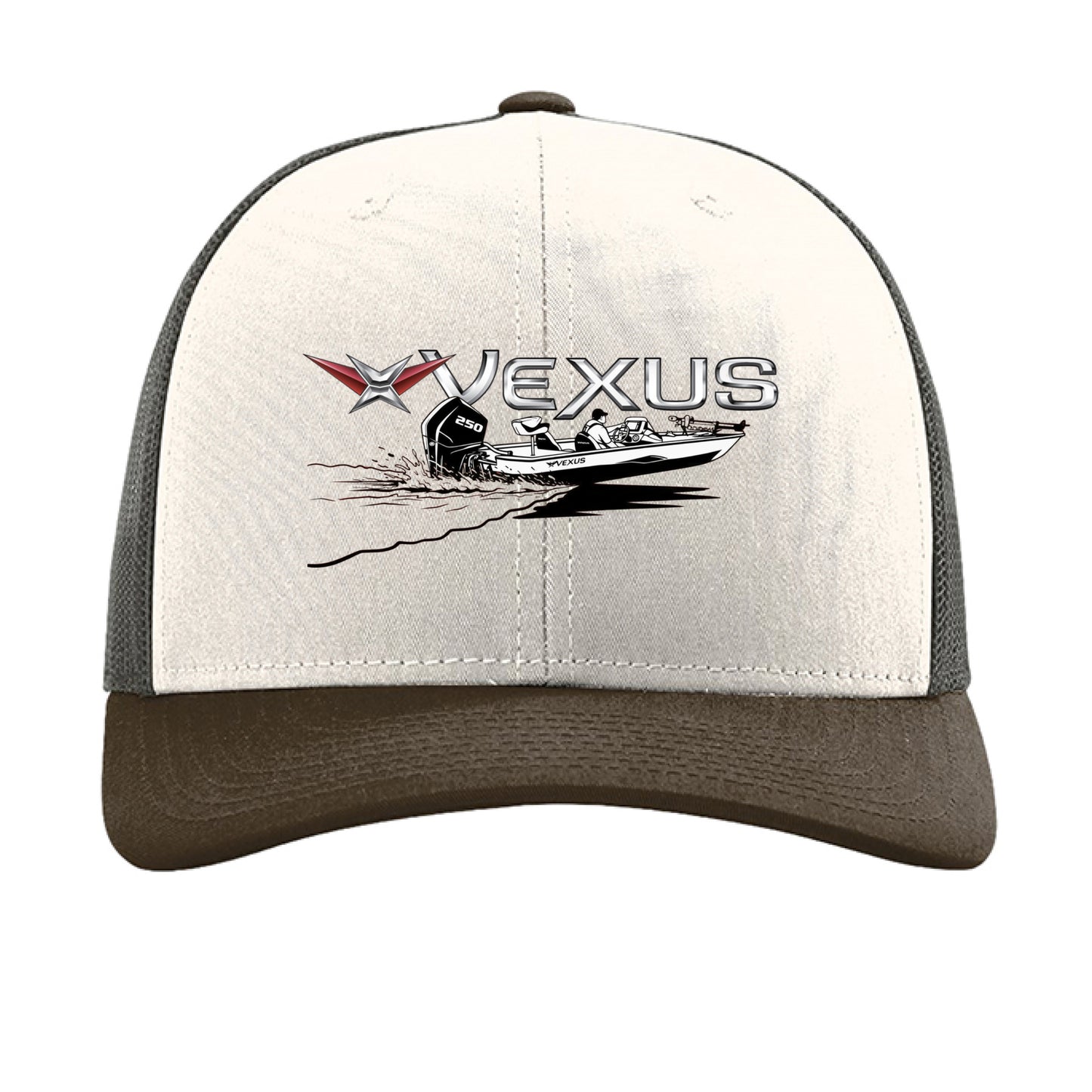 Cream/ Grey Brown/ Brown - FRONT