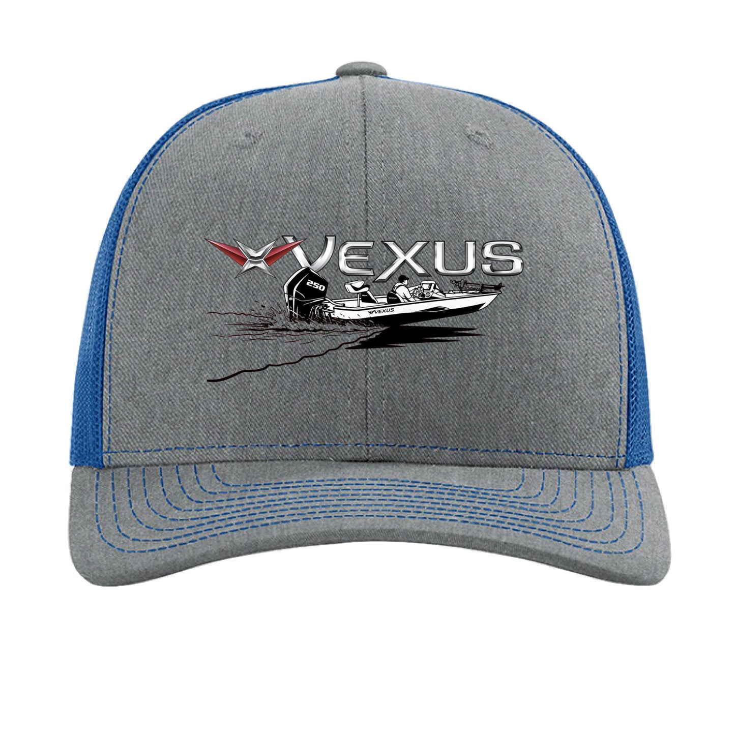 Heather Grey/ Royal - FRONT