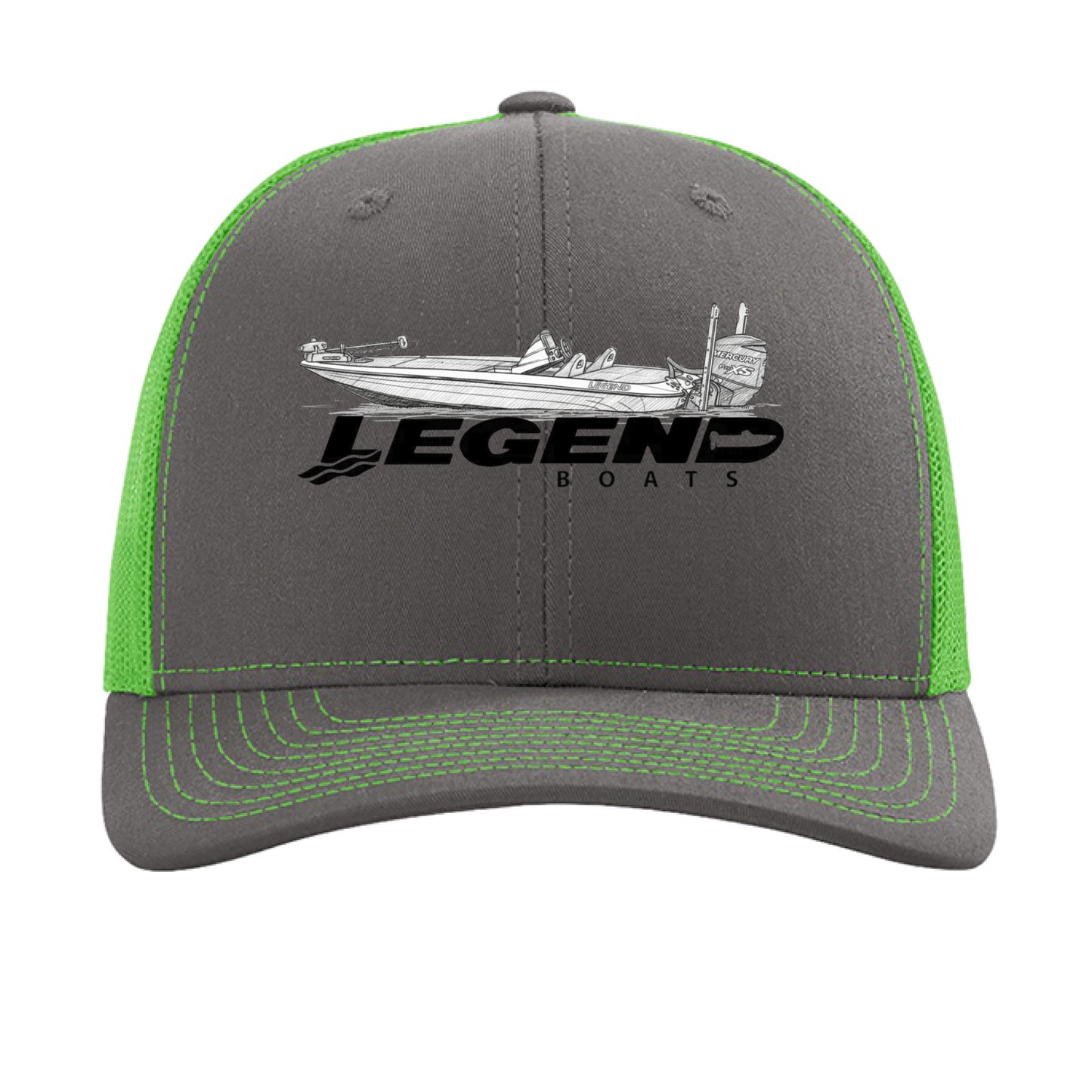 Charcoal/ Neon Green - FRONT