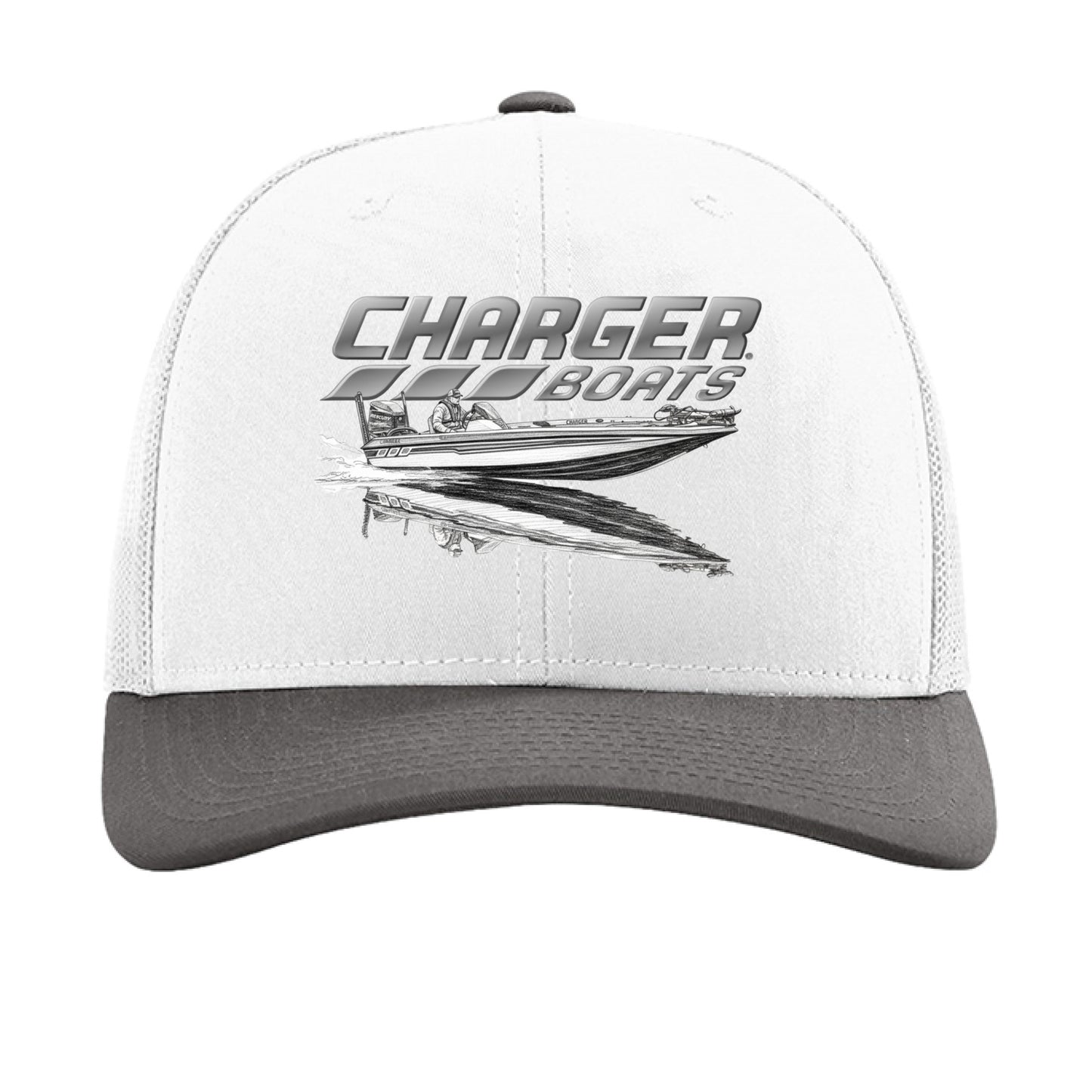 White/ White/ Charcoal - FRONT