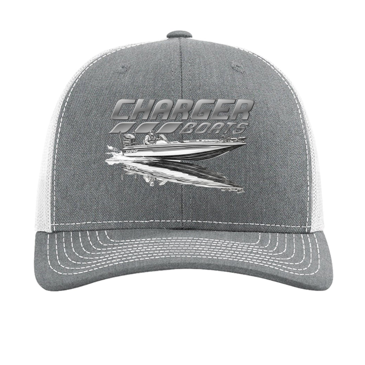 Heather Grey/ White - FRONT