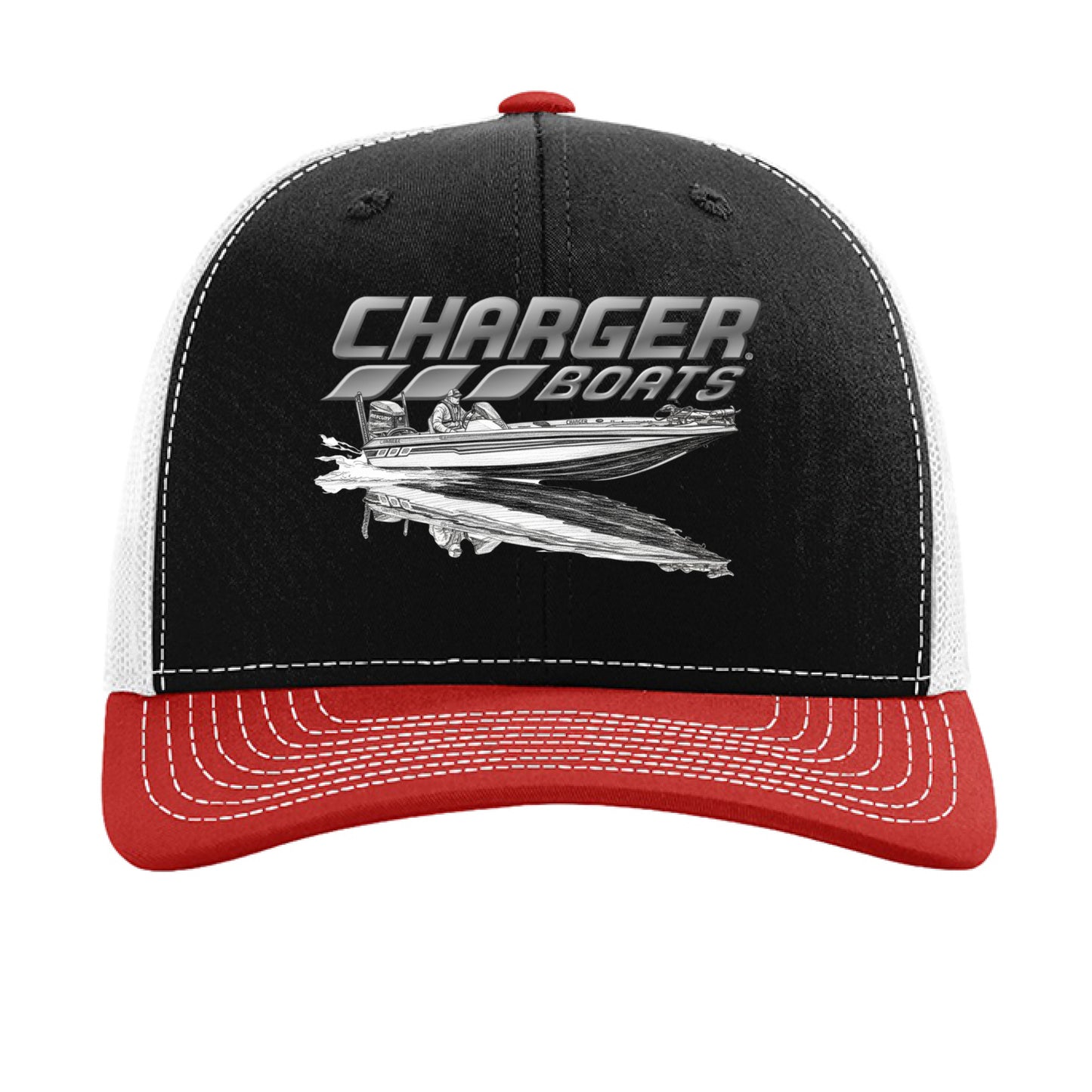 Black/ White/ Red - FRONT