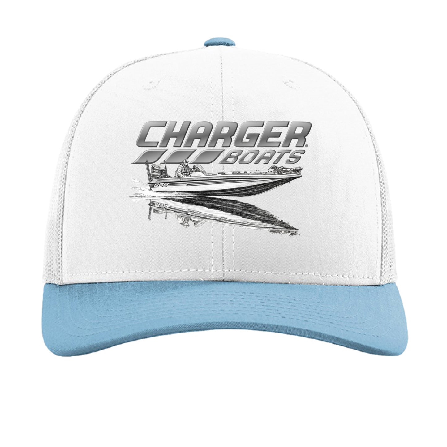 White/ White/ Columbia Blue - FRONT
