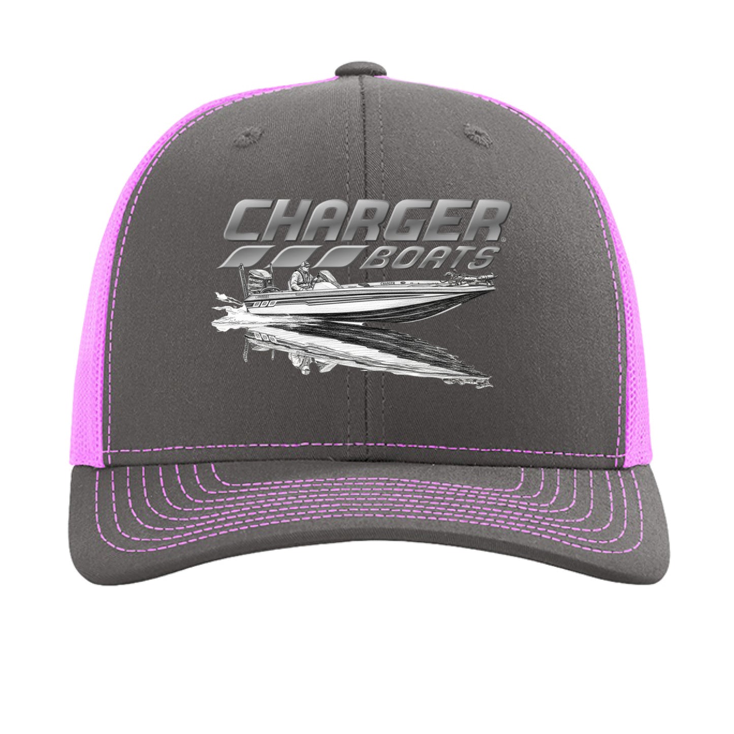 Charcoal/ Neon Pink - FRONT