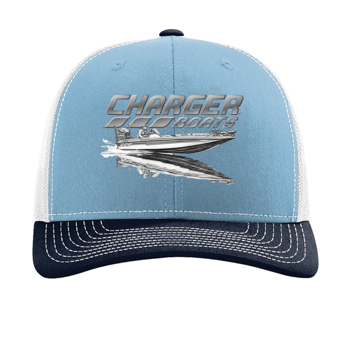 Columbia Blue/ White/ Navy - FRONT