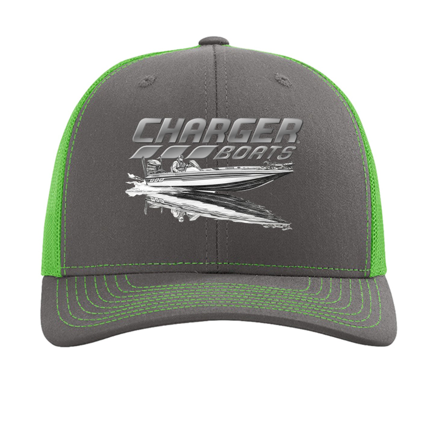 Charcoal/ Neon Green - FRONT
