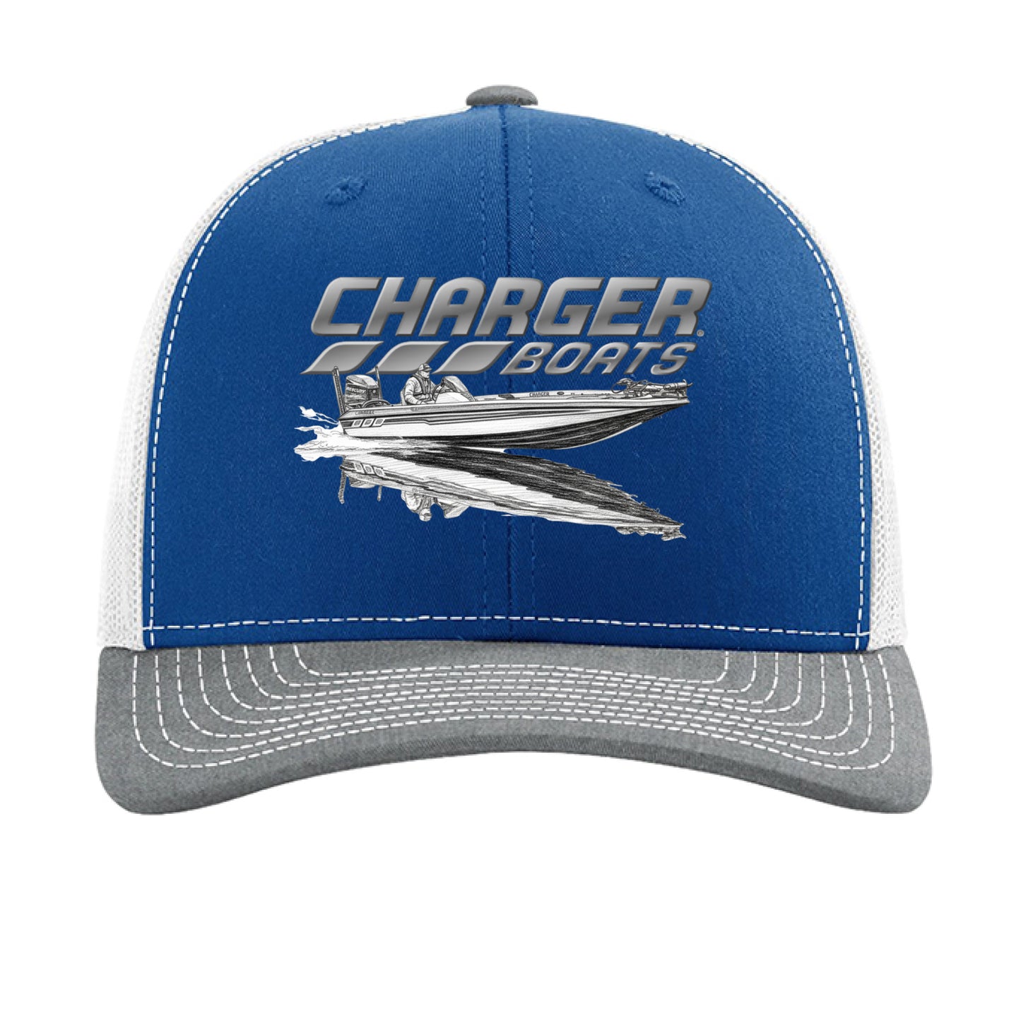 Royal/ White/ Heather Grey - FRONT