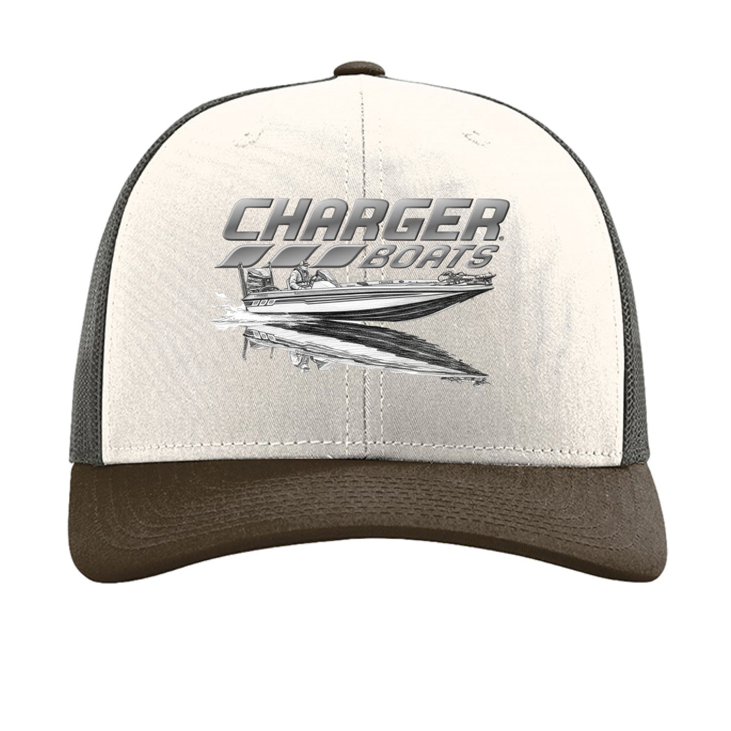 Cream/ Grey Brown/ Brown - FRONT