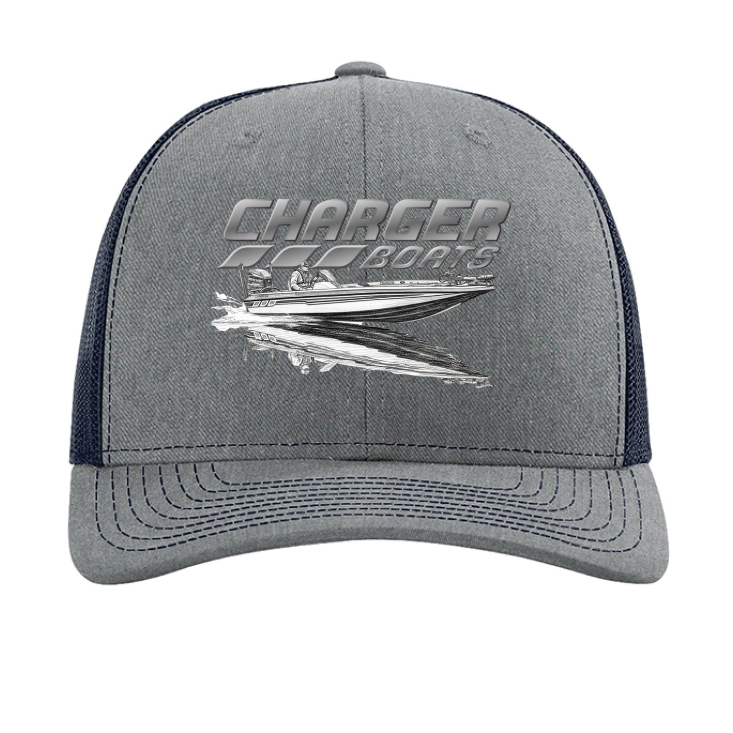 Heather Grey/ Navy - FRONT