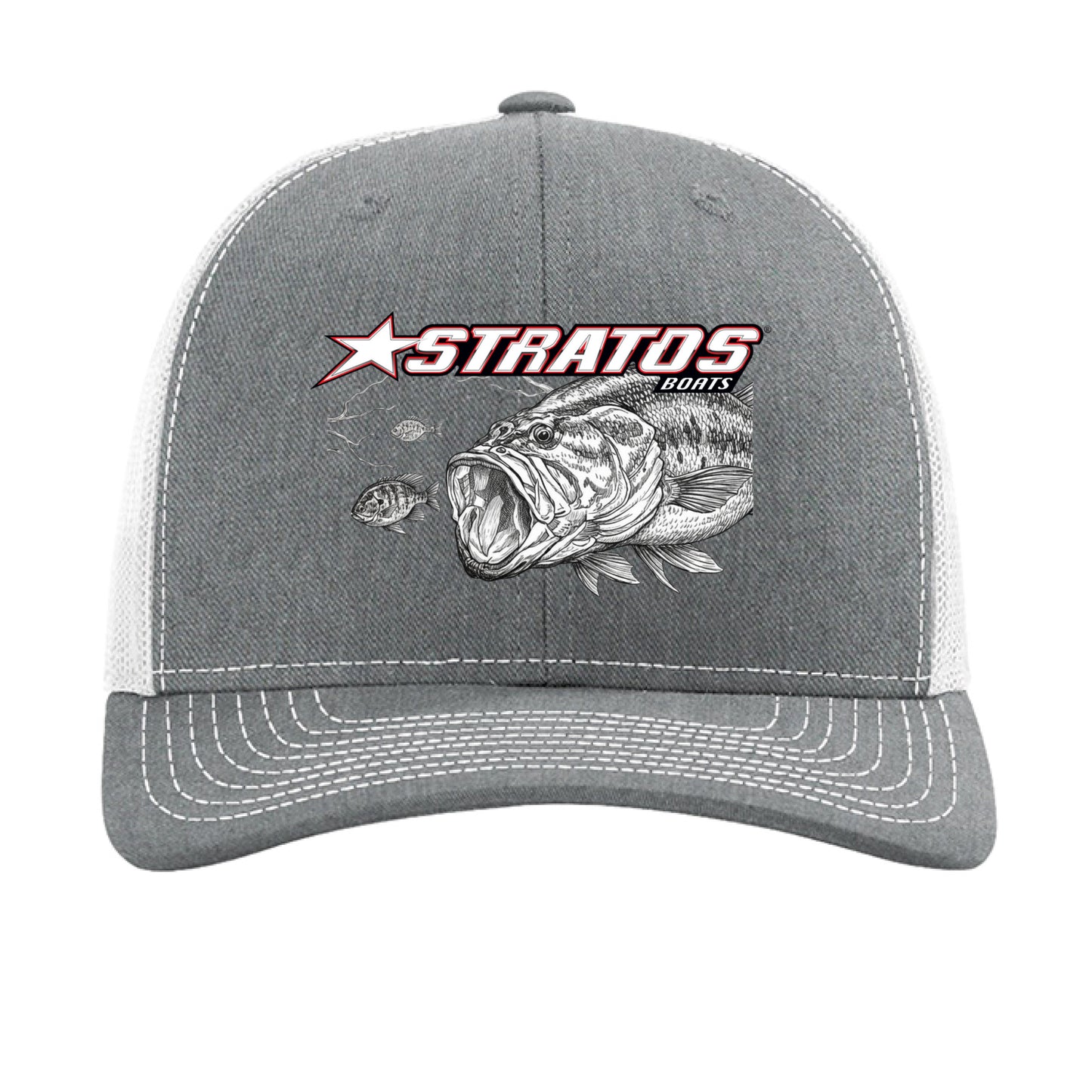 Heather Grey/ White - FRONT