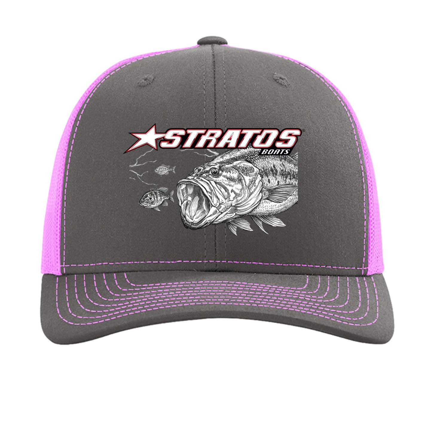 Charcoal/ Neon Pink - FRONT