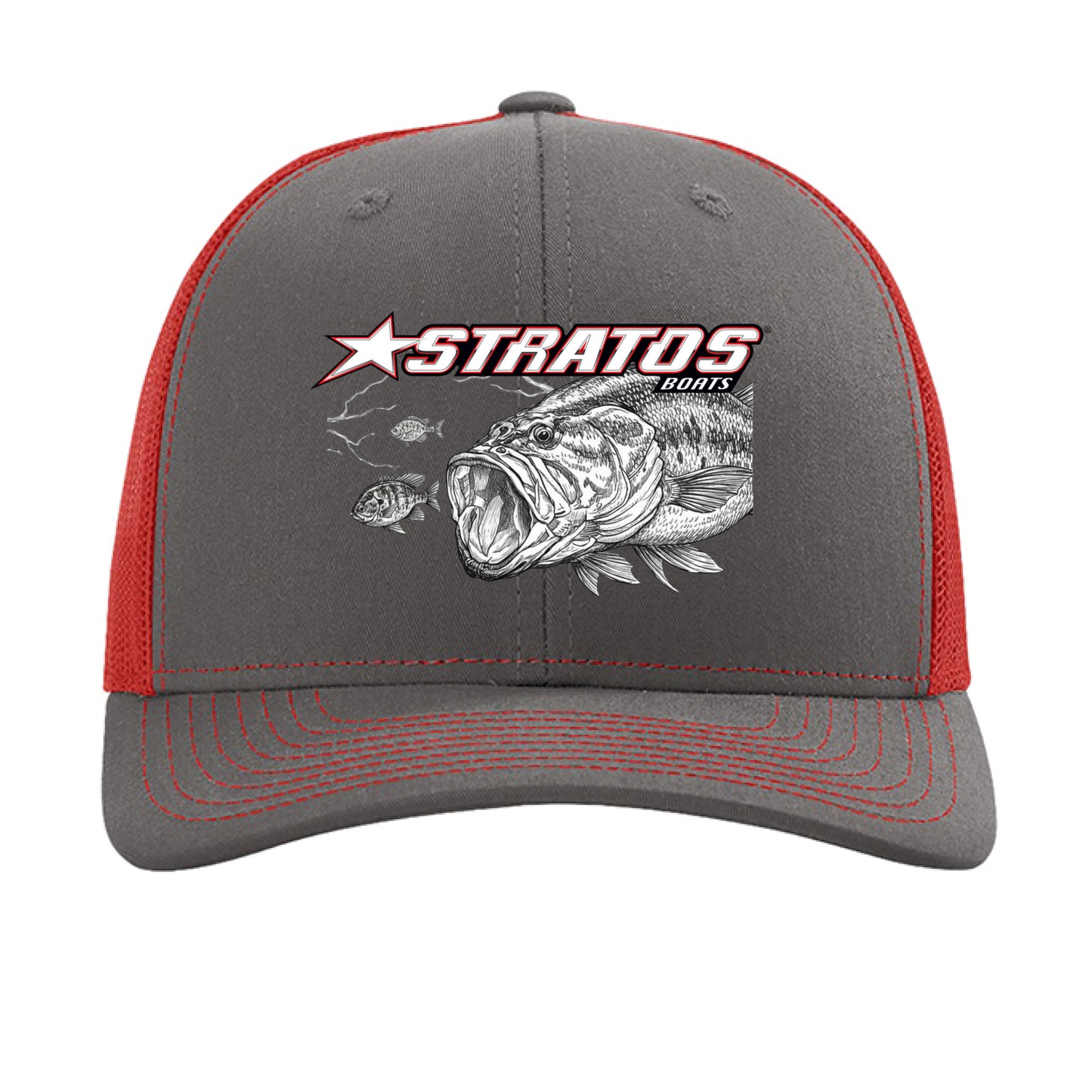 Charcoal/ Red - FRONT