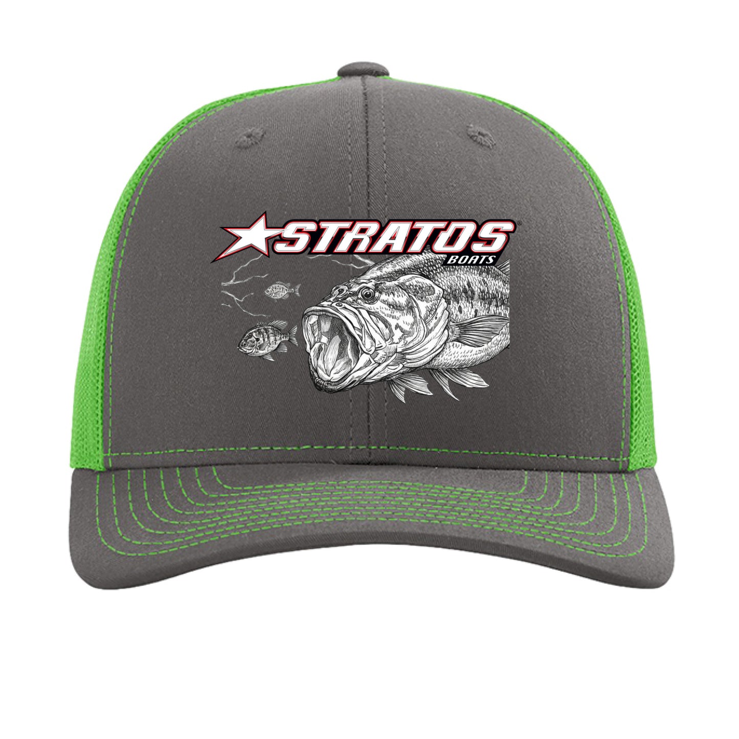 Charcoal/ Neon Green - FRONT