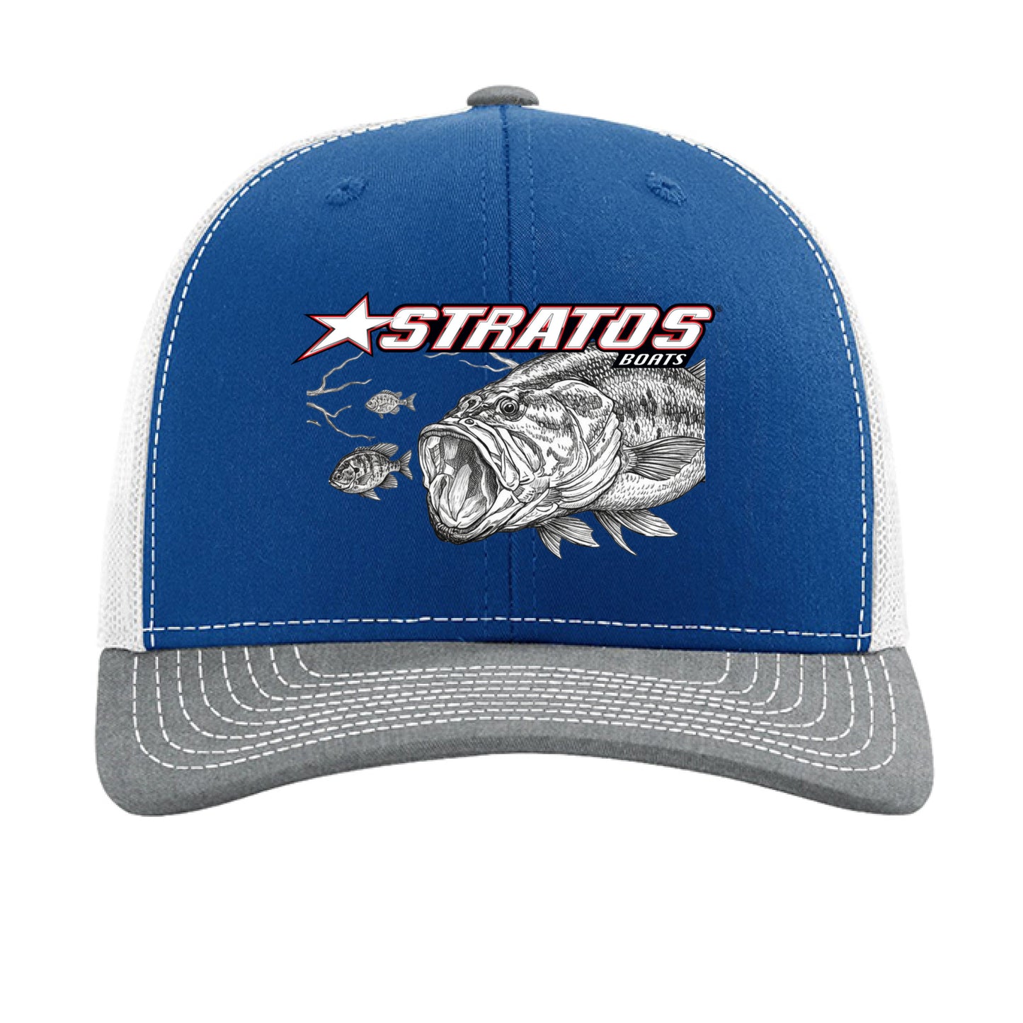 Royal/ White/ Heather Grey - FRONT