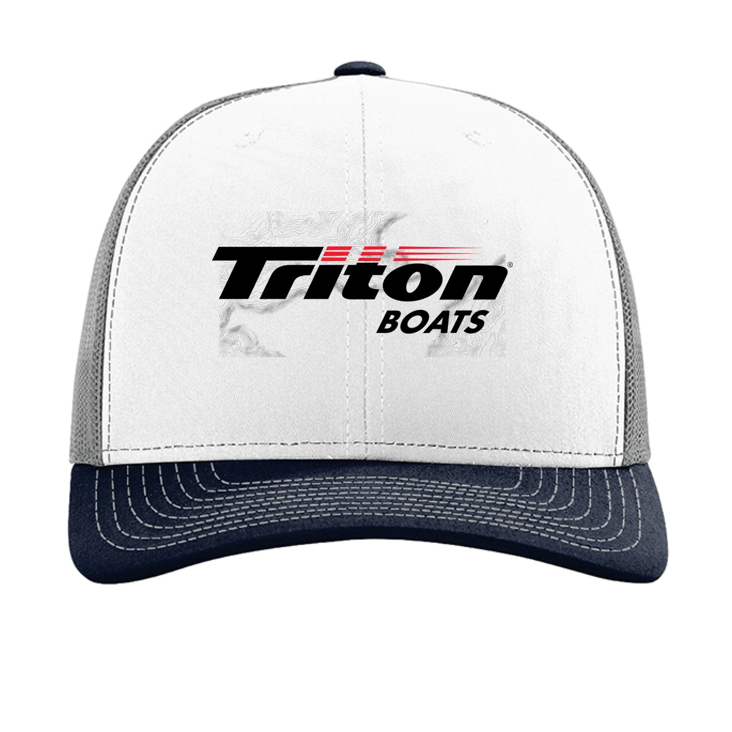 White/ Aluminum/ Navy - FRONT