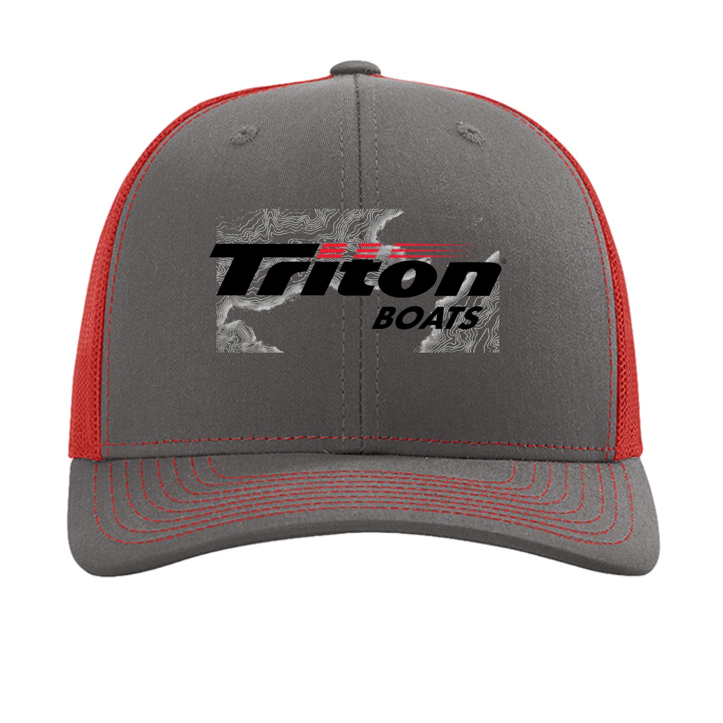 Charcoal/ Red - FRONT