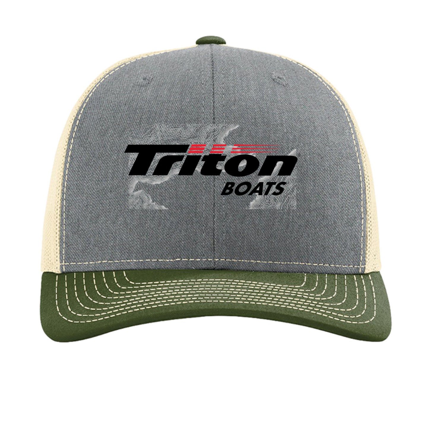 Heather Grey/ Birch/ Army Olive - FRONT