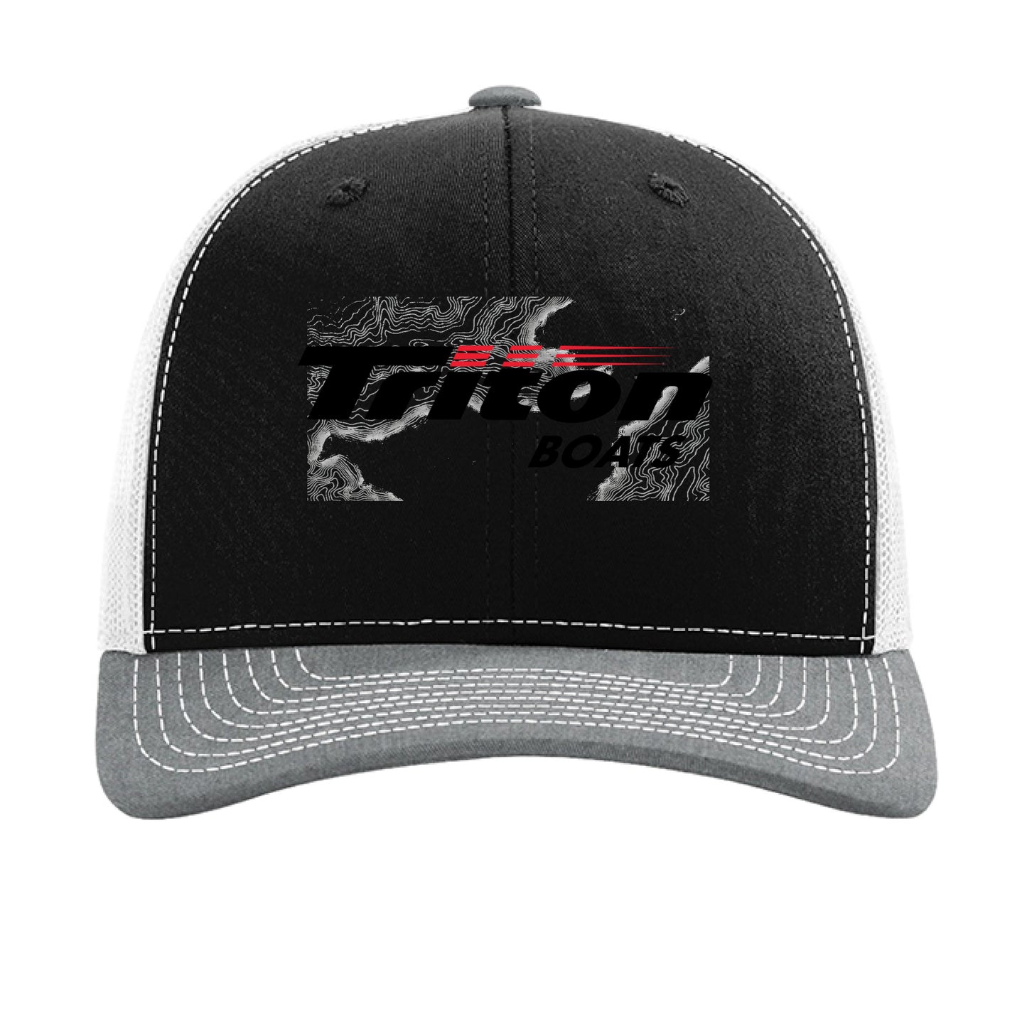Black/ White/ Heather Grey - FRONT
