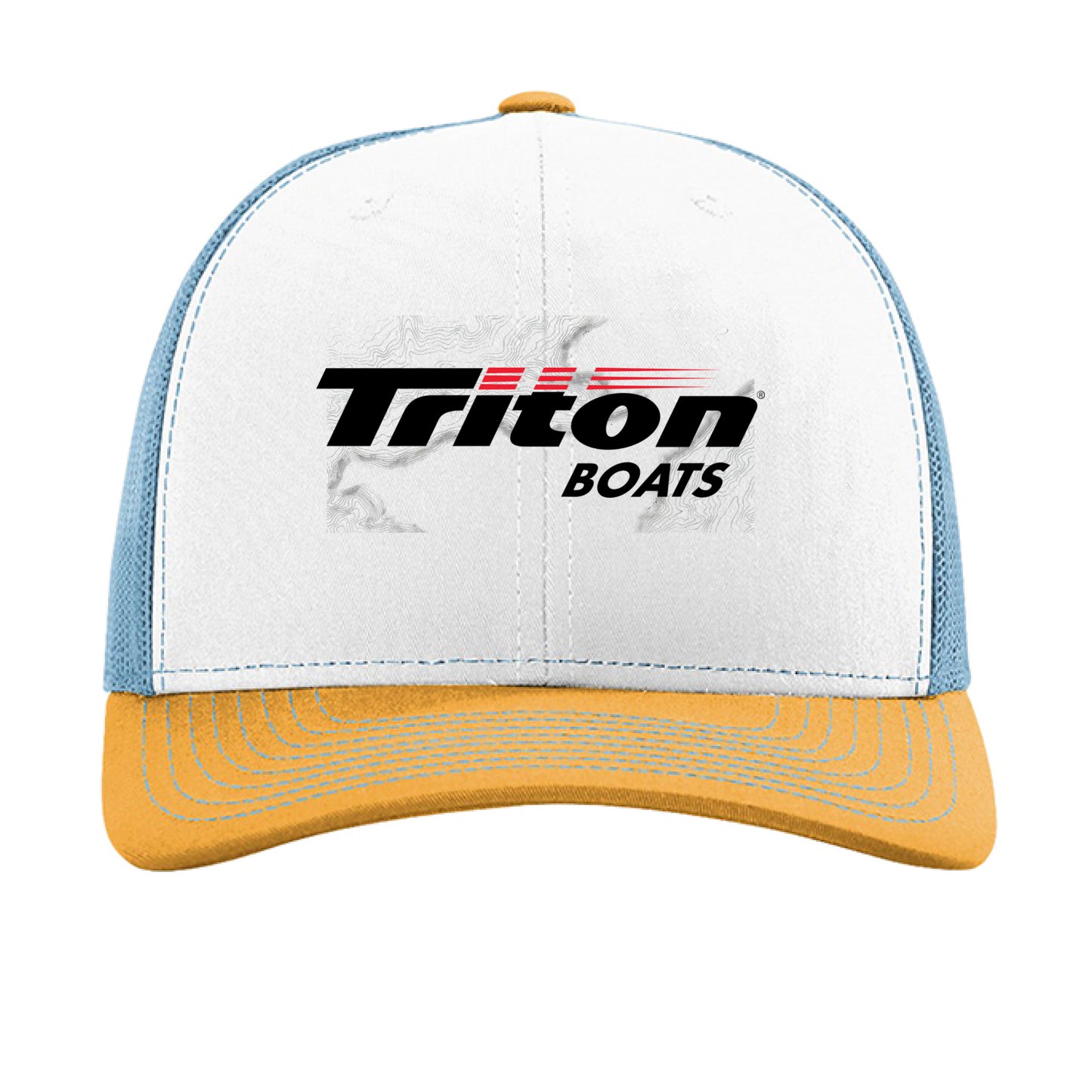 White/ Columbia Blue/ Yellow - FRONT