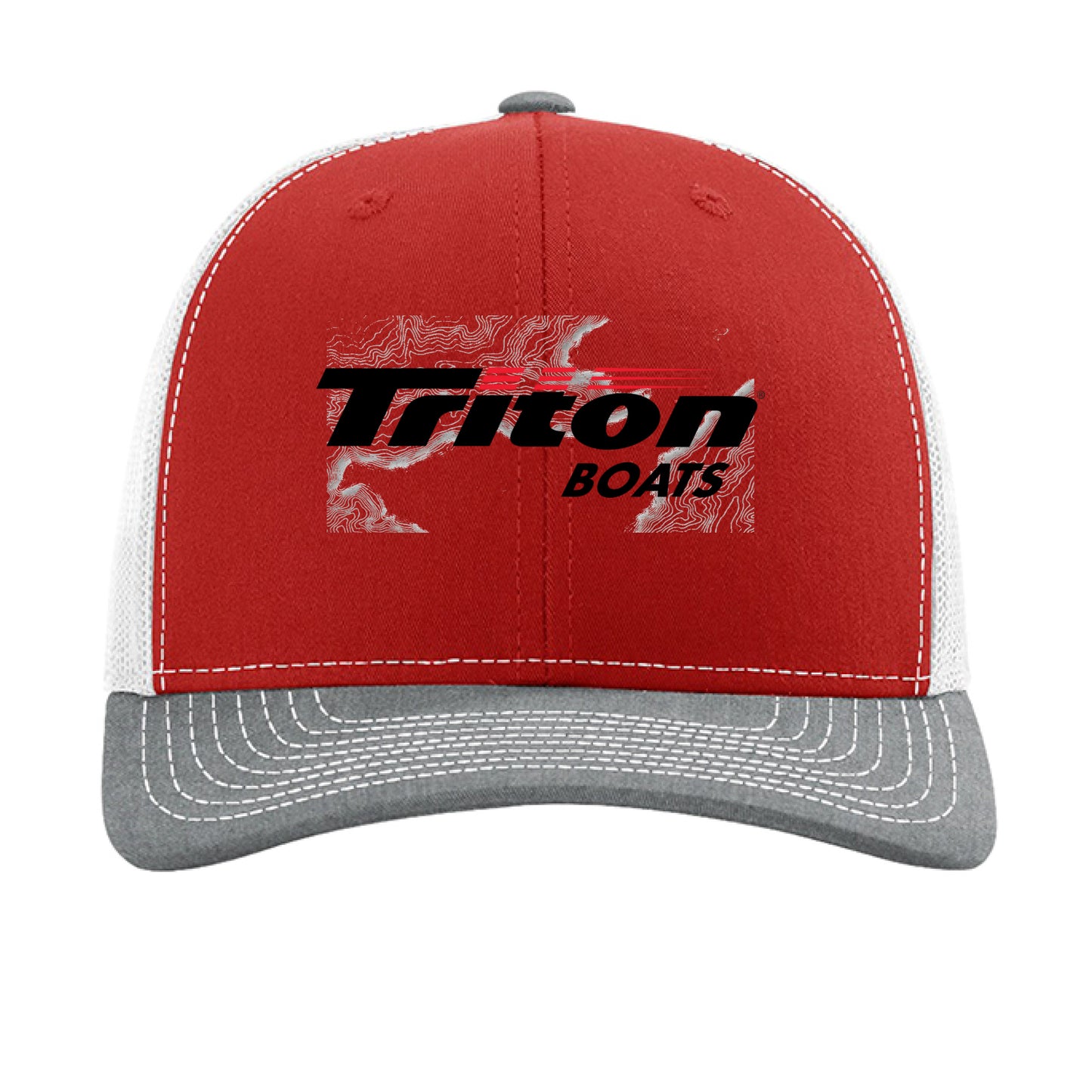 Red/ White/ Heather Grey - FRONT
