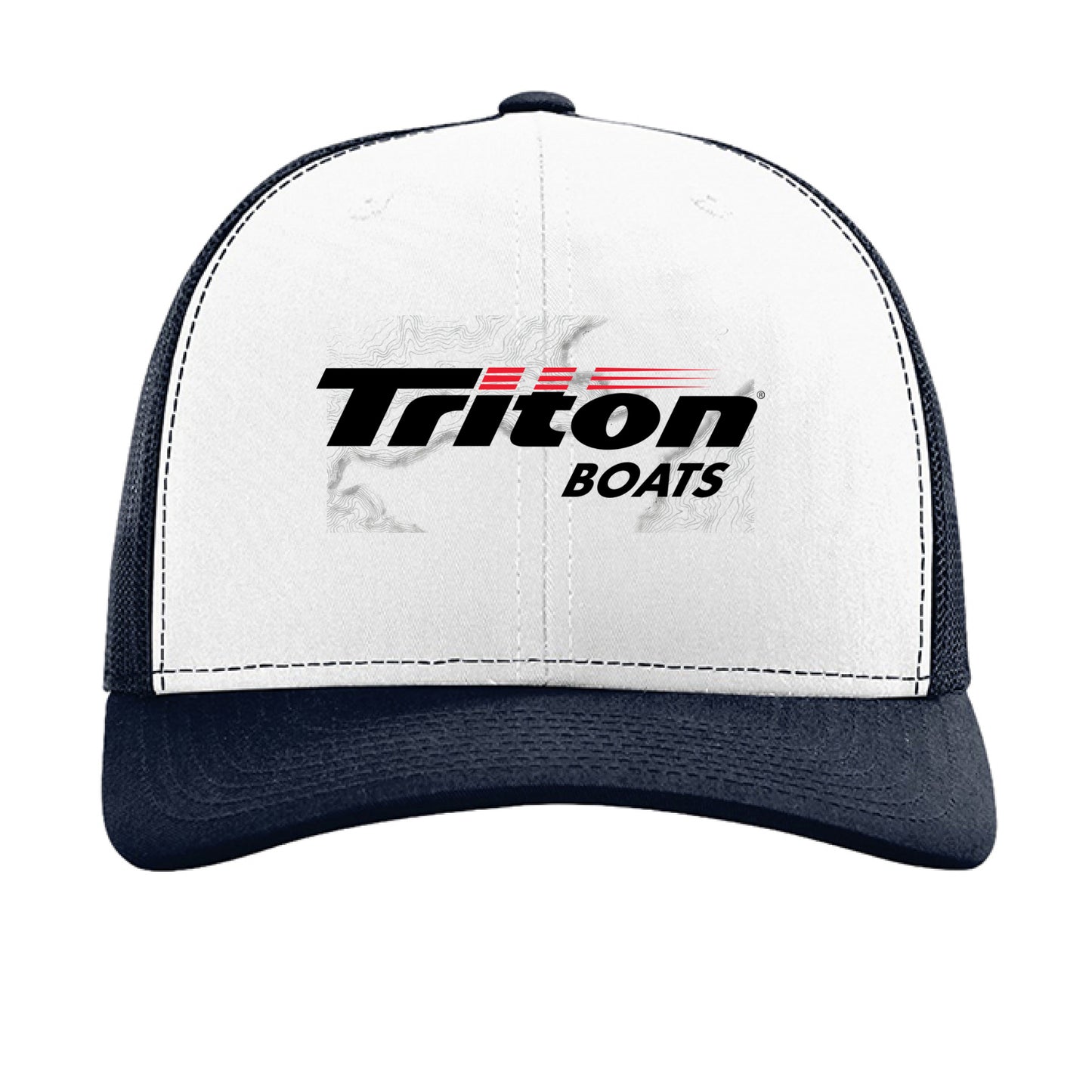 White/ Navy - FRONT