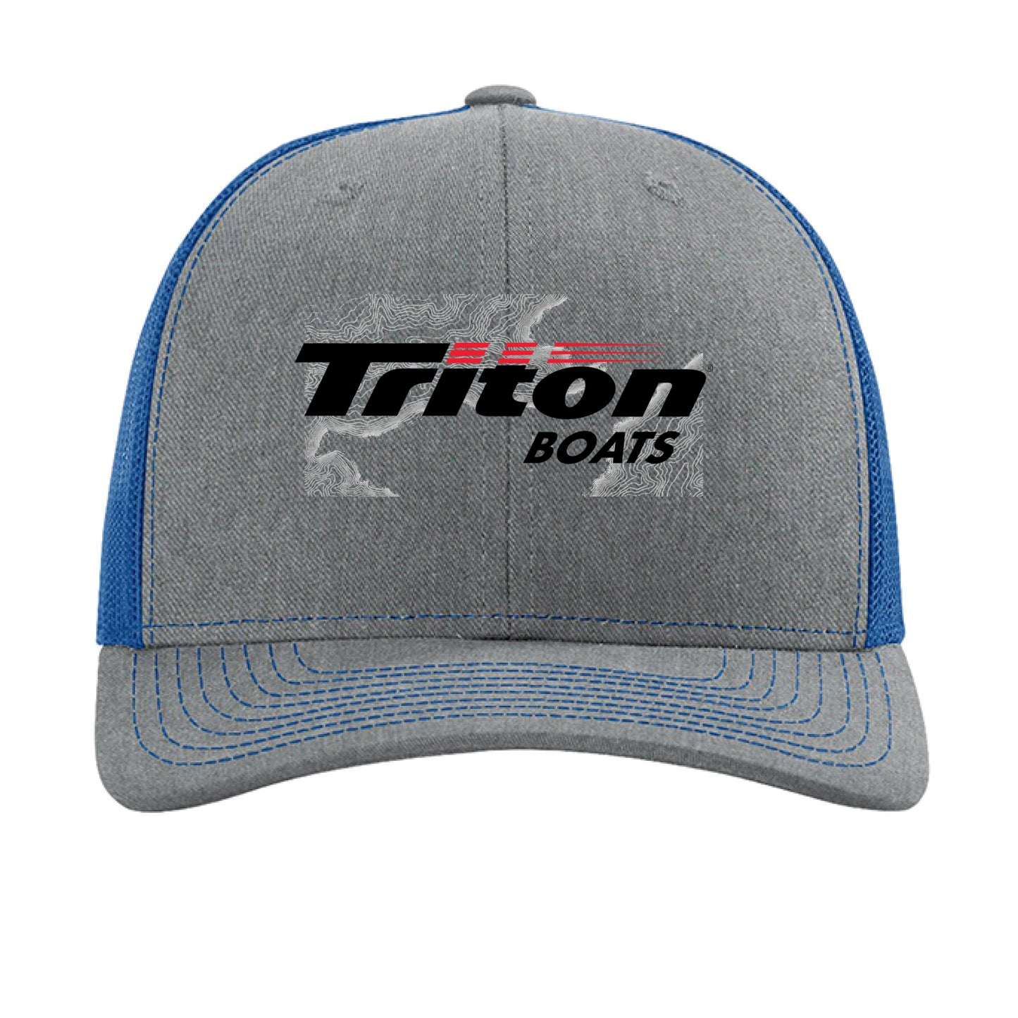 Heather Grey/ Royal - FRONT