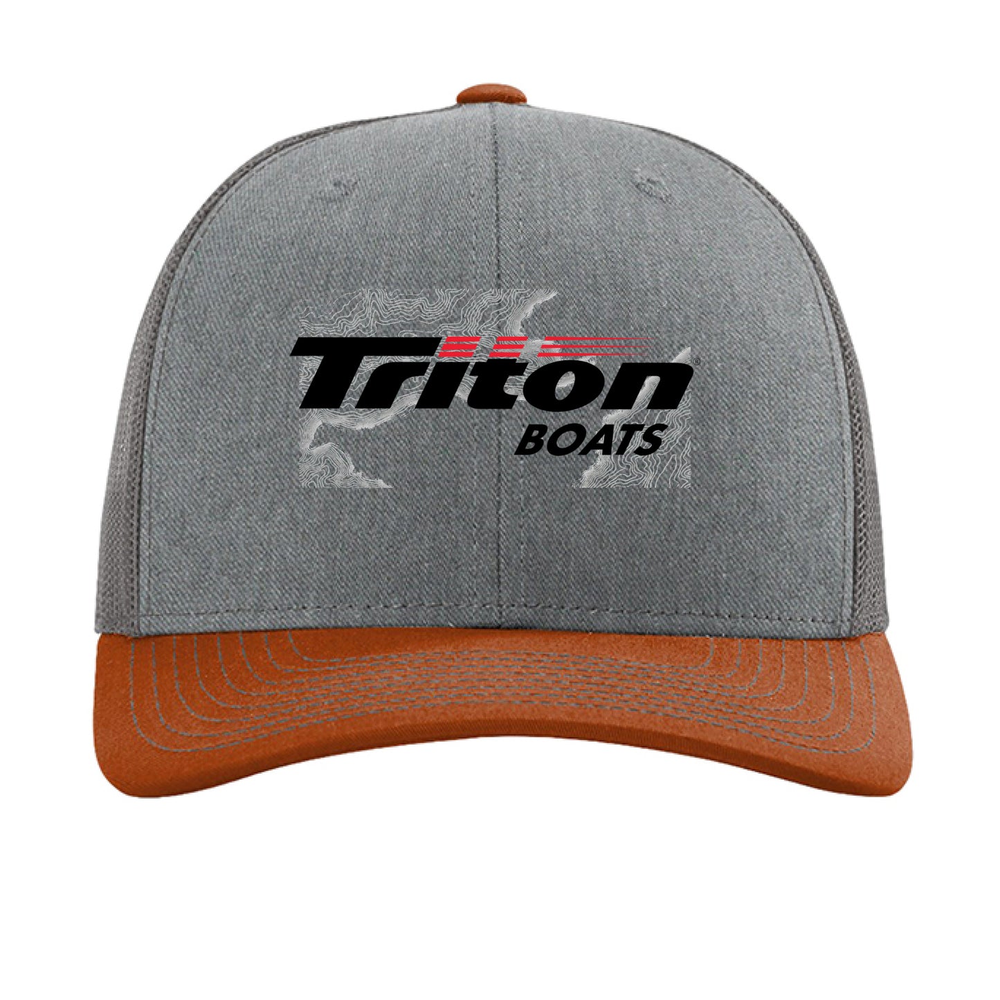 Heather Grey/ Charcoal/ Dark Orange - FRONT