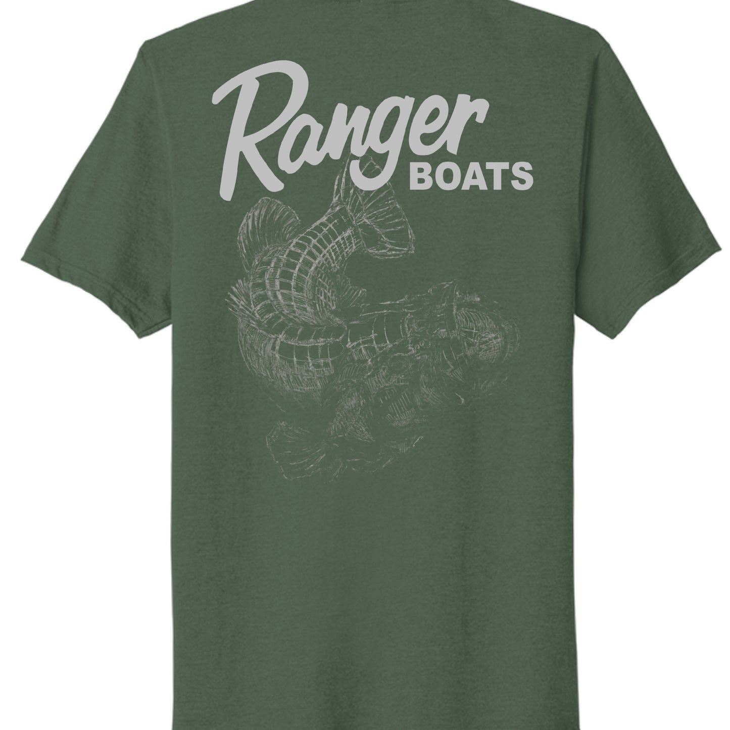 Forest Green Heather - BACK
