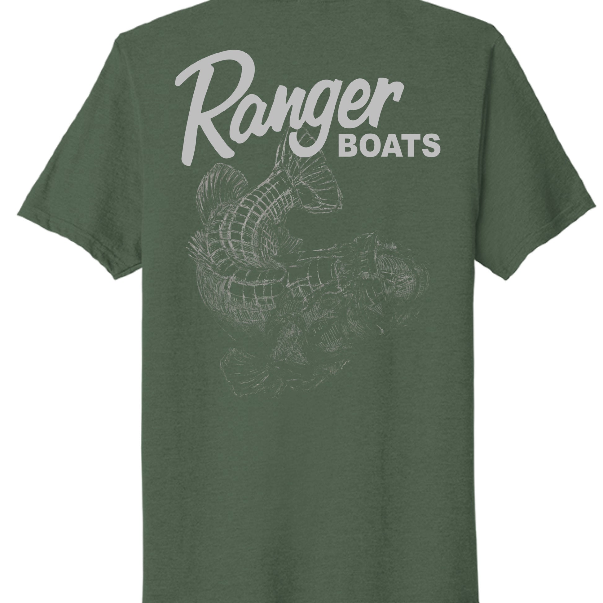 Forest Green Heather - BACK