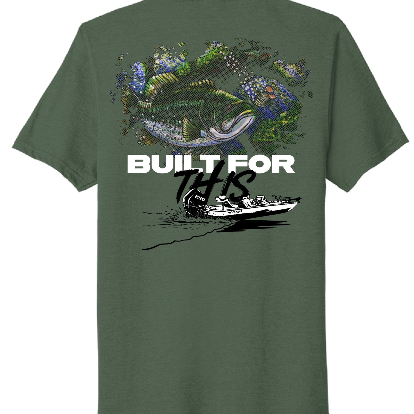 Forest Green Heather - BACK