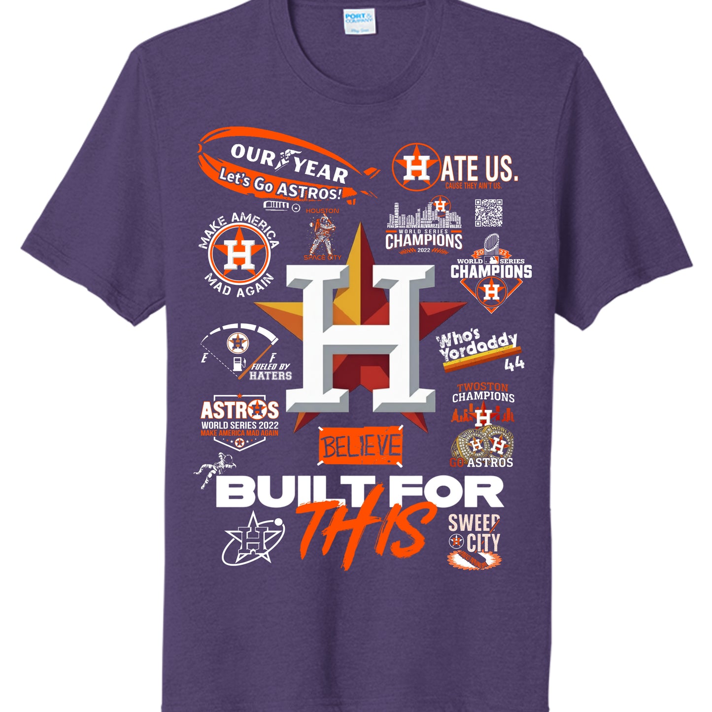 Team Purple Heather - PC330 - FRONT