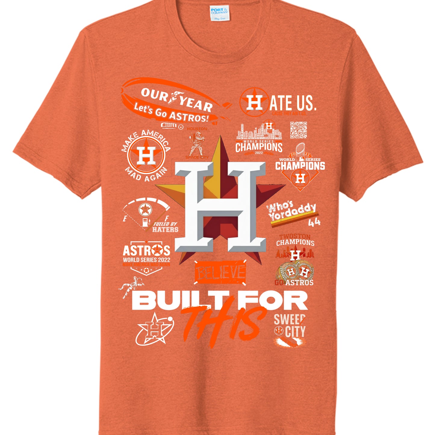 Deep Orange Heather - PC330 - FRONT