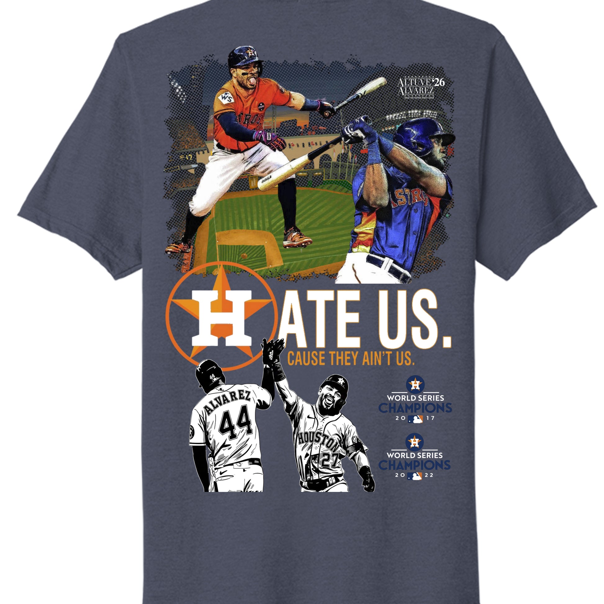 Team Navy Heather - PC330 - BACK