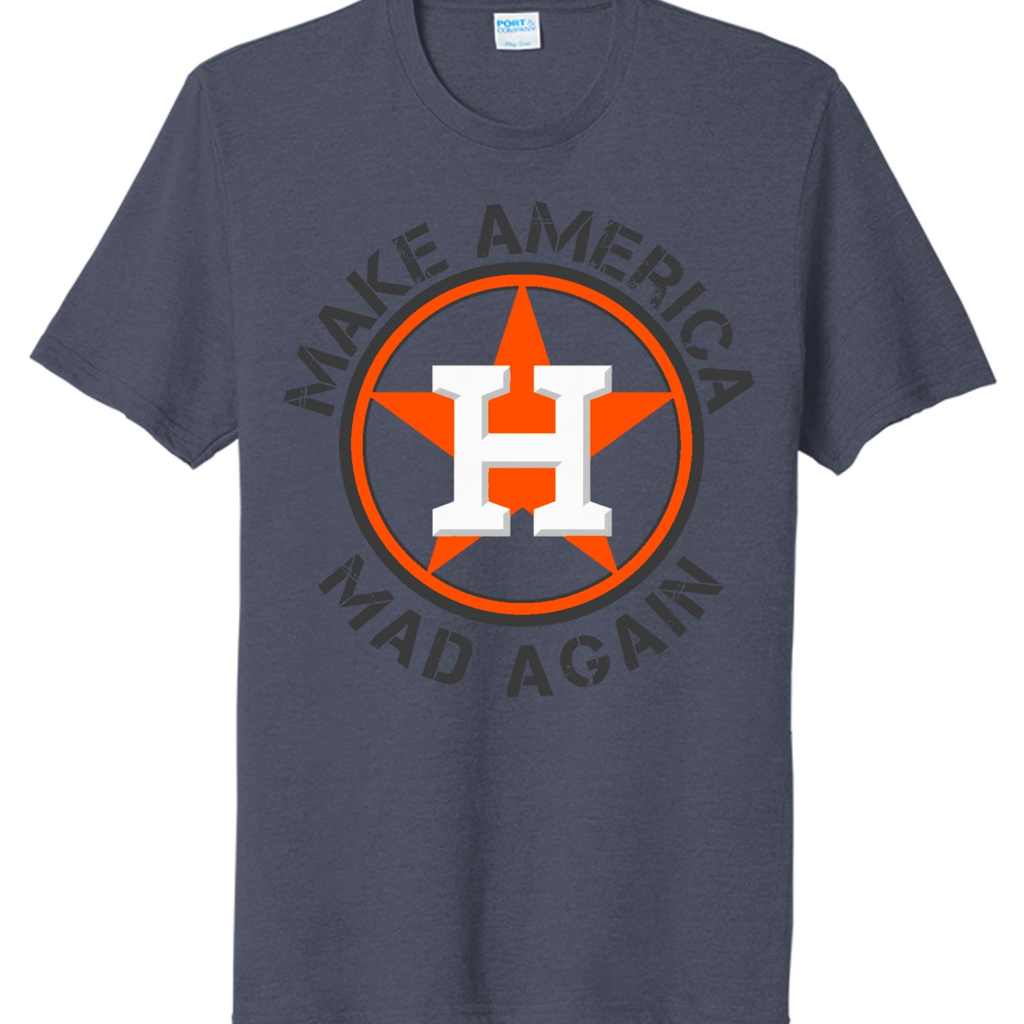 Team Navy Heather - PC330 - FRONT