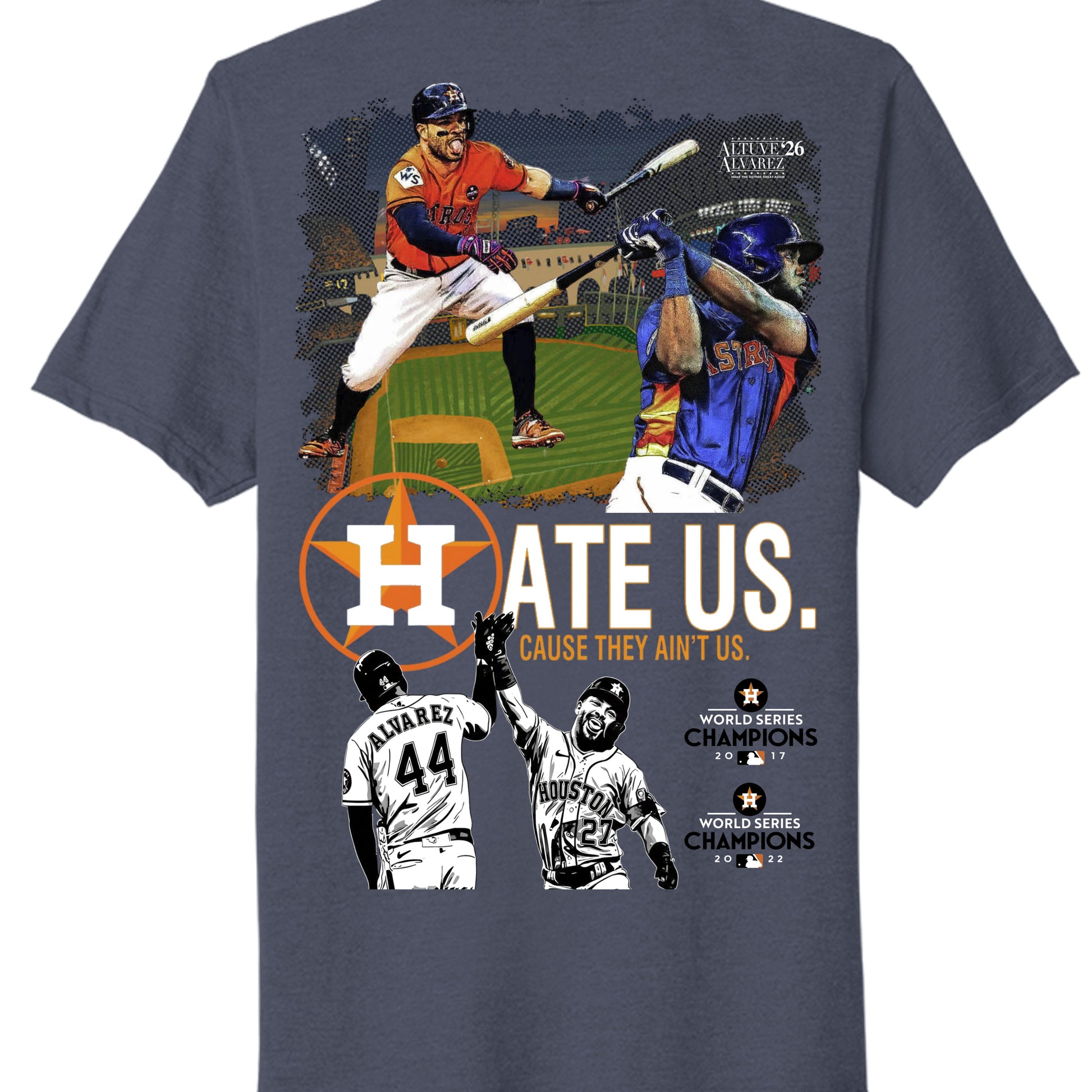 Team Navy Heather - PC330 - BACK