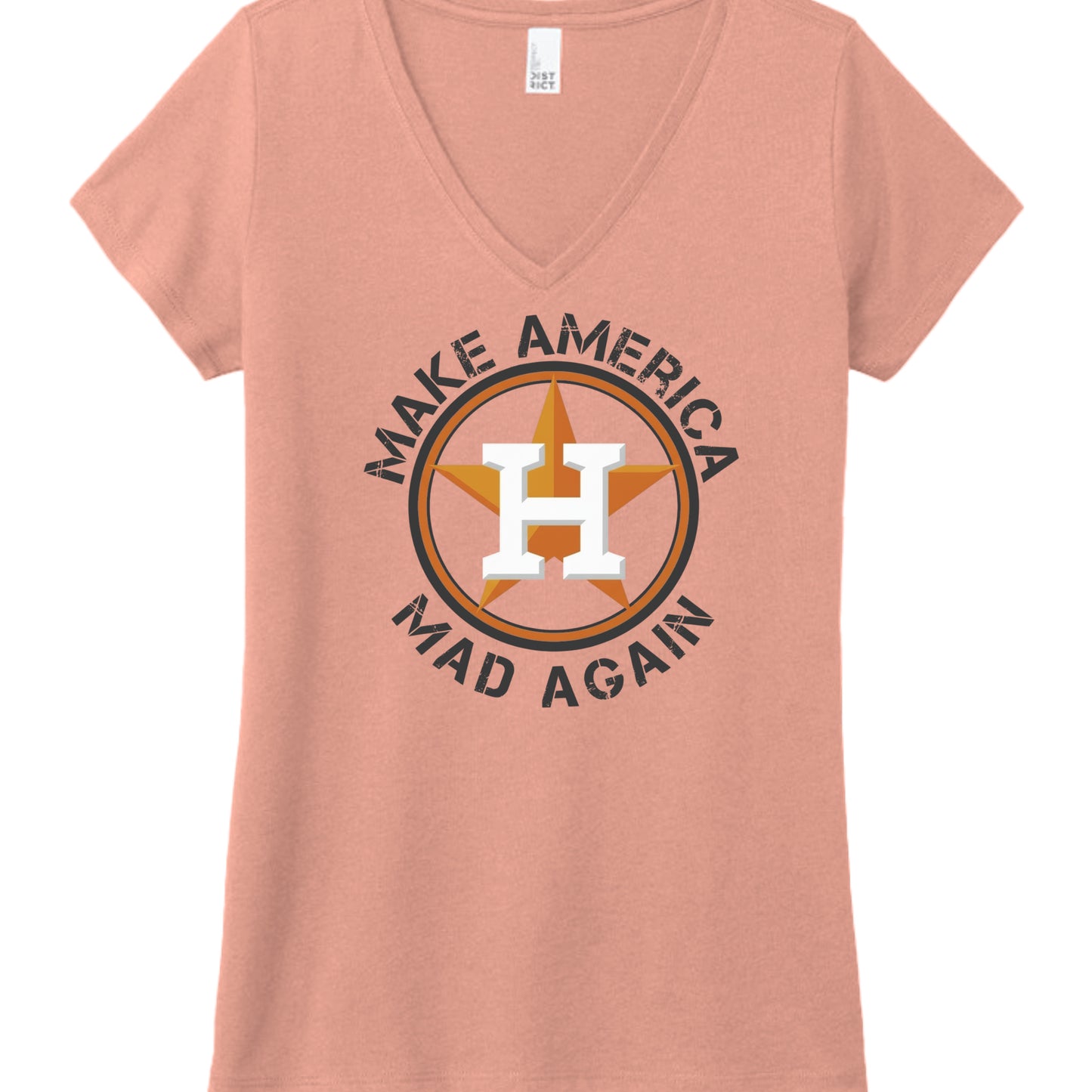 Heathered Dusty Peach - DM1350L - FRONT