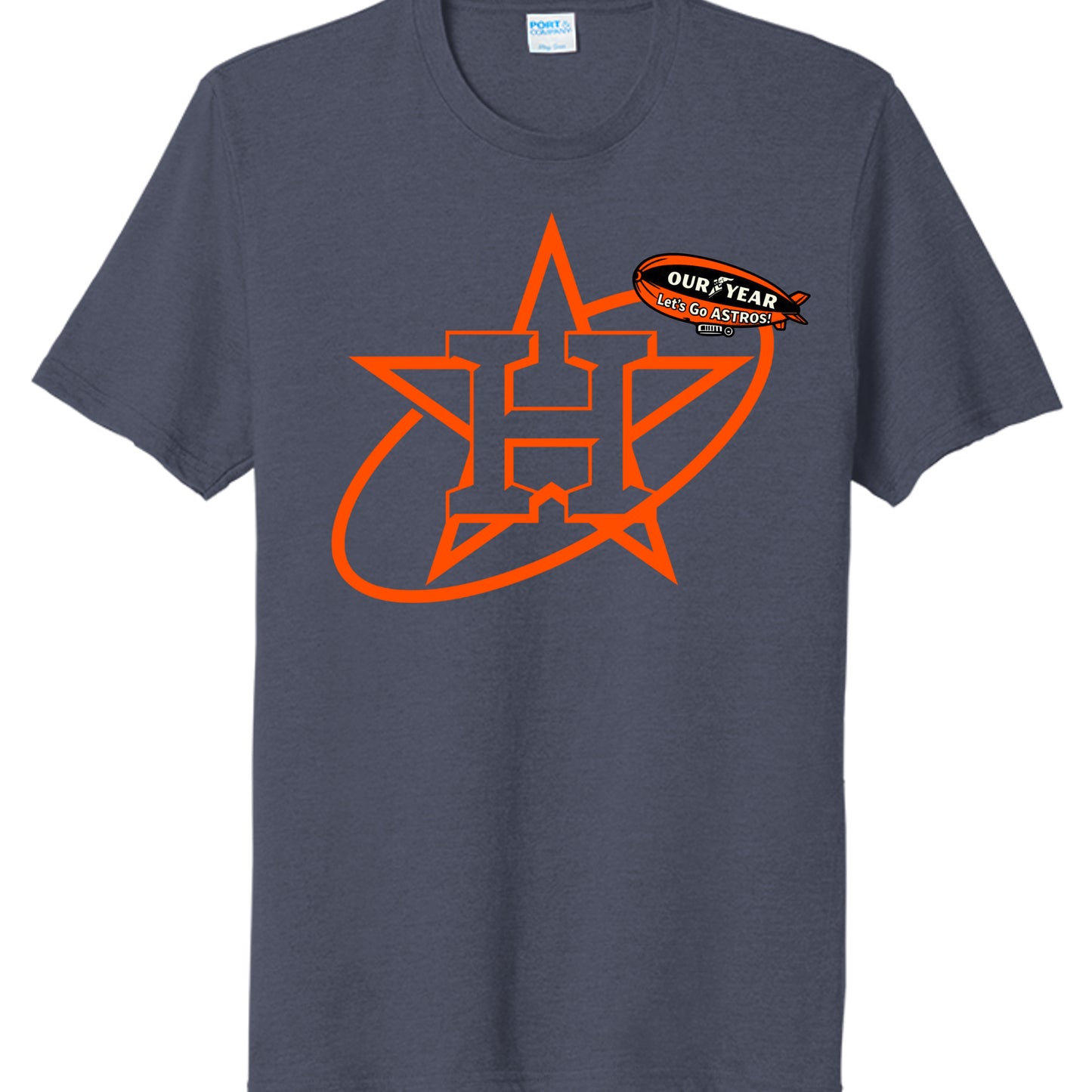 Team Navy Heather - PC330 - FRONT