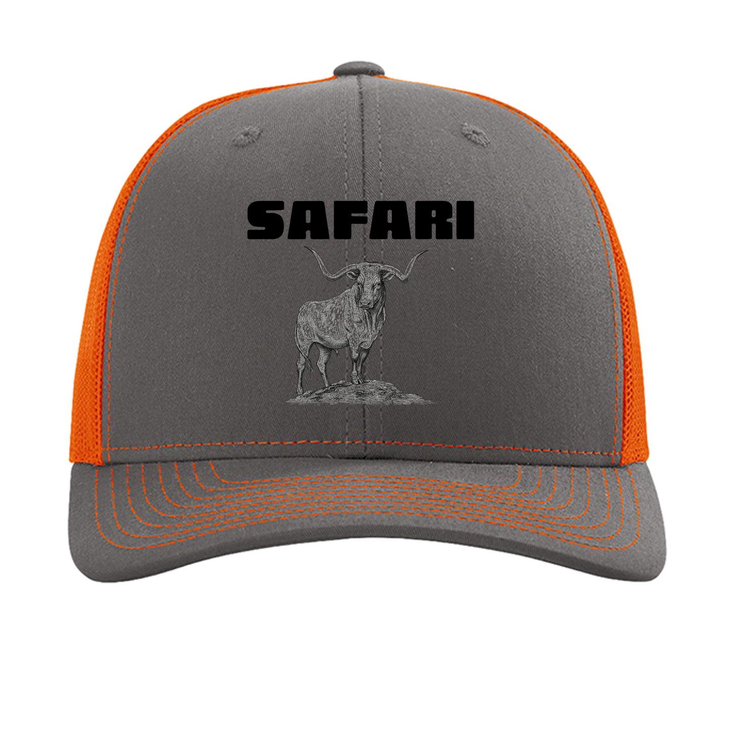 Charcoal/ Orange - 112 - FRONT