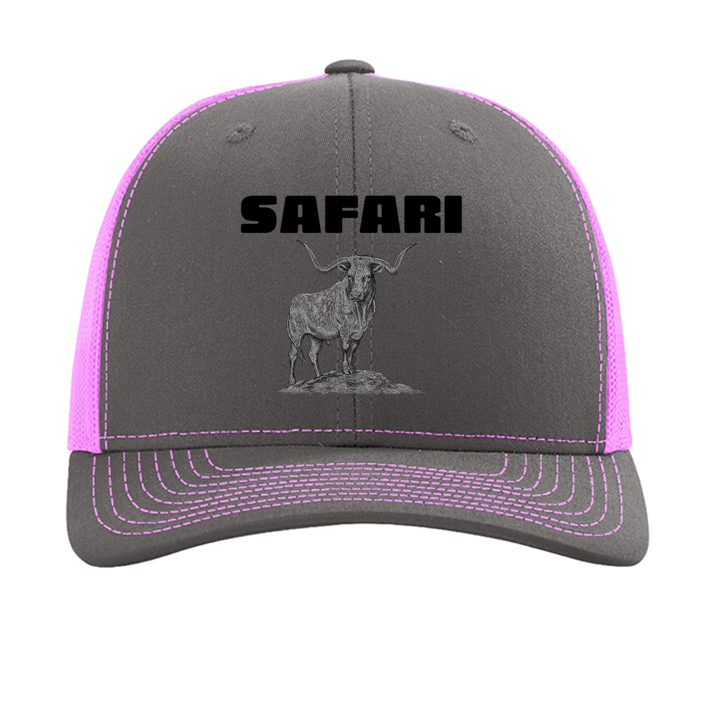 Charcoal/ Neon Pink - 112 - FRONT